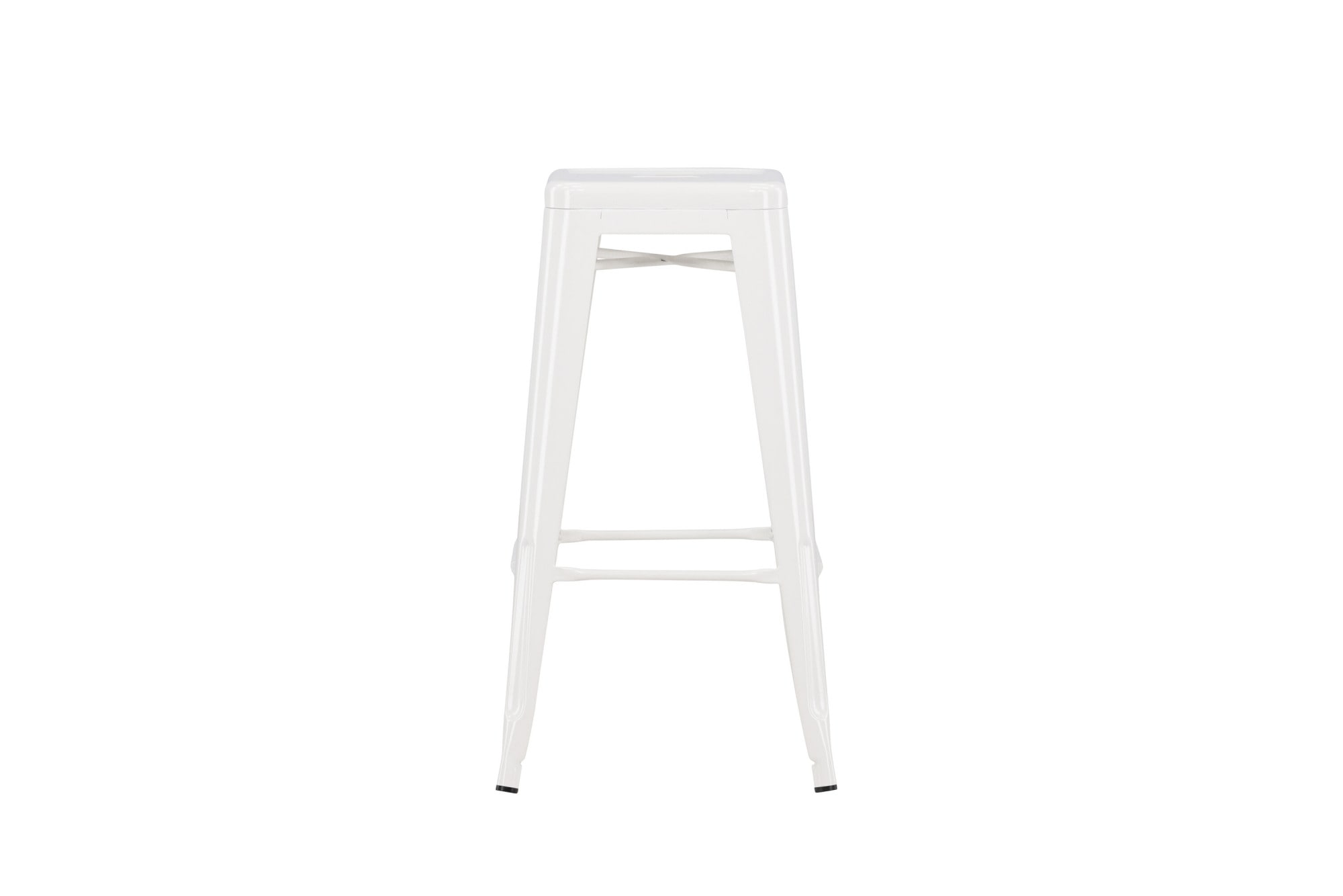 Venture Home Tabouret de bar »Tempe, schlanker Barhocker in Beige, hohe Sitzfläche, 136 kg« Tabouret de bar, cadre en acier, repose-pieds, pieds évasés, simple