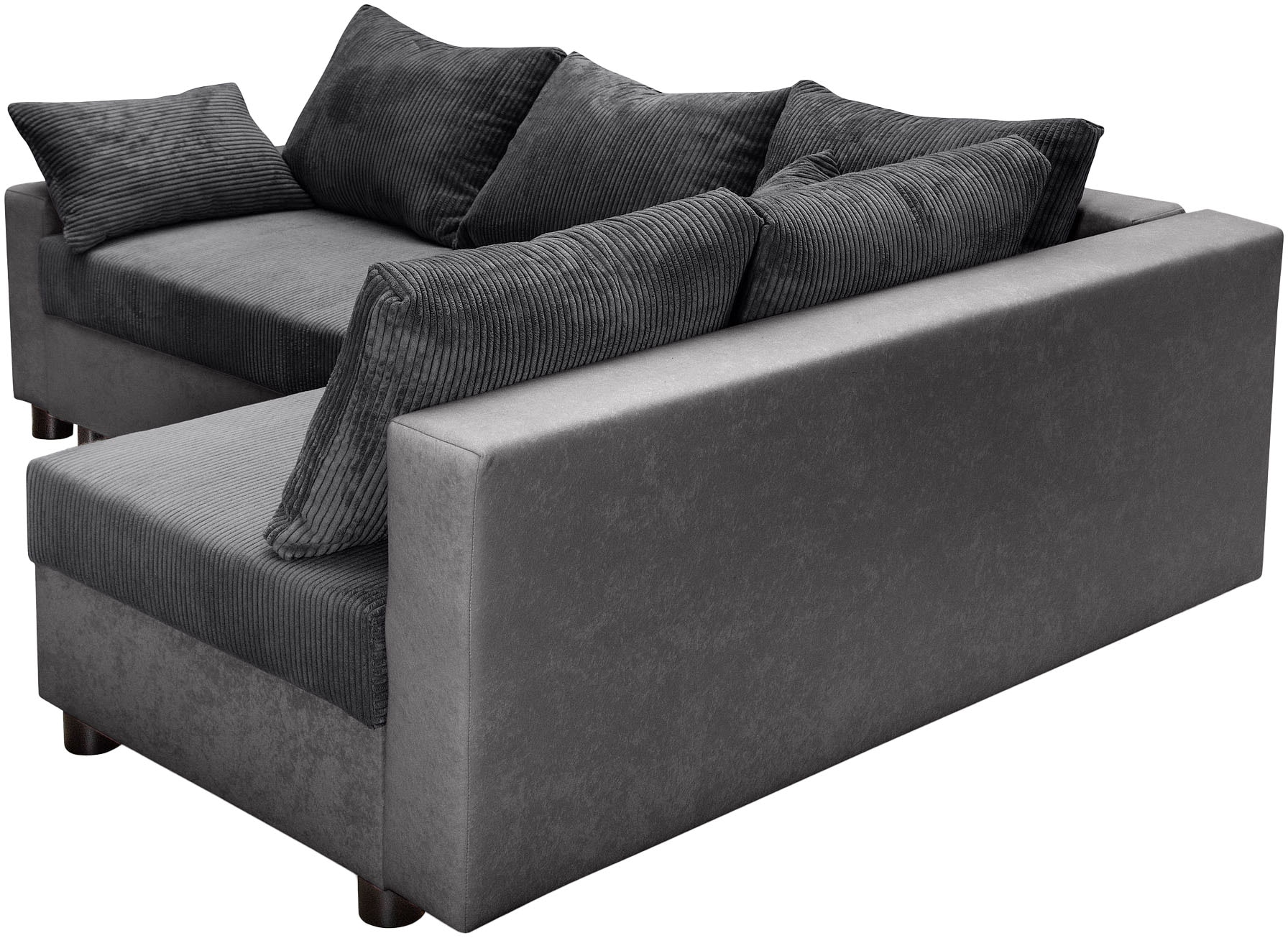 COLLECTION AB Ecksofa »Parma L-Form« mit Schlaffunktion und Bettkasten, inklusive Kissen, Bonellfederkern