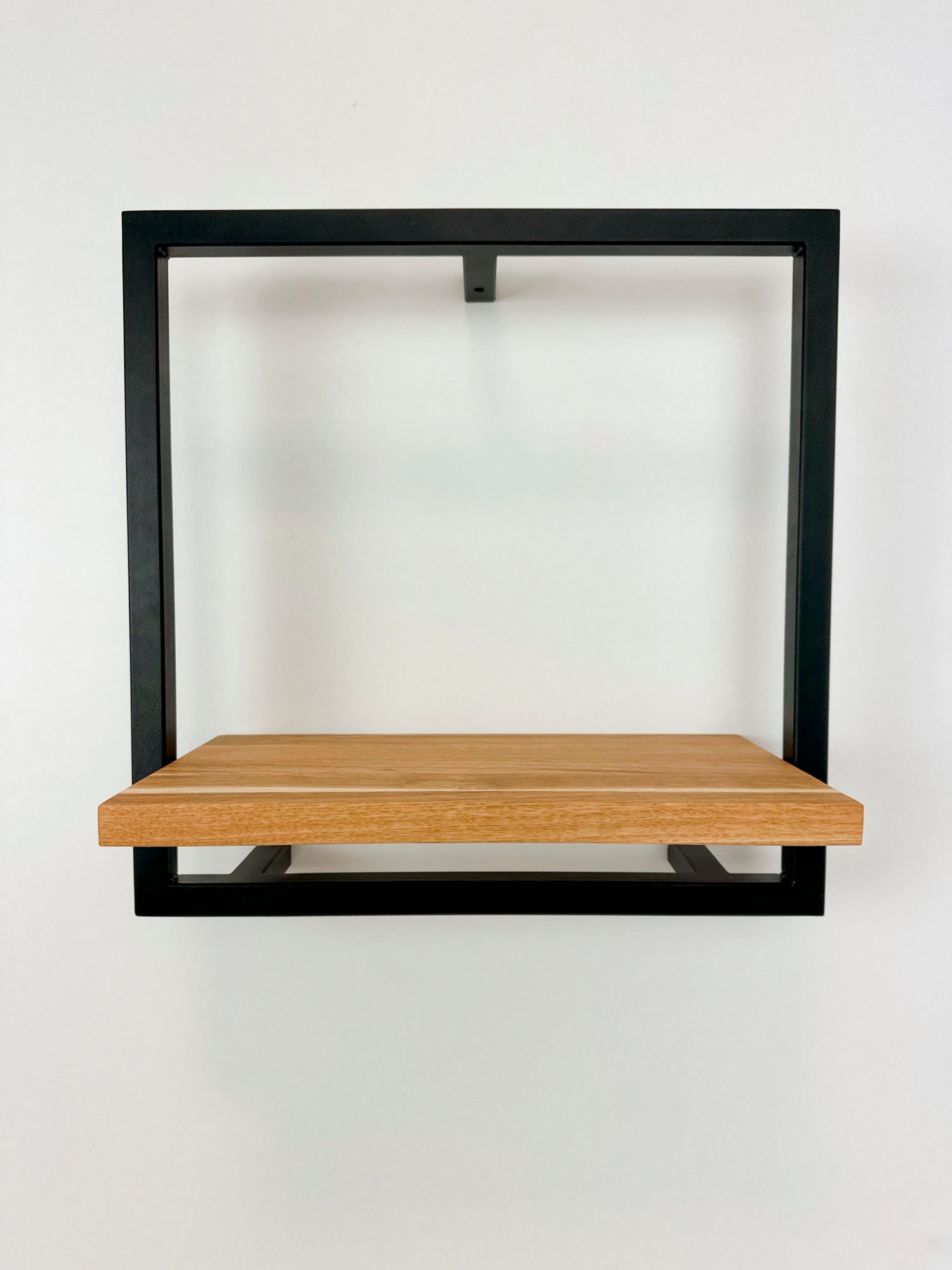 andas Ablageelement »Londen« aus Metall, Ablageflčhen aus massiver Eiche