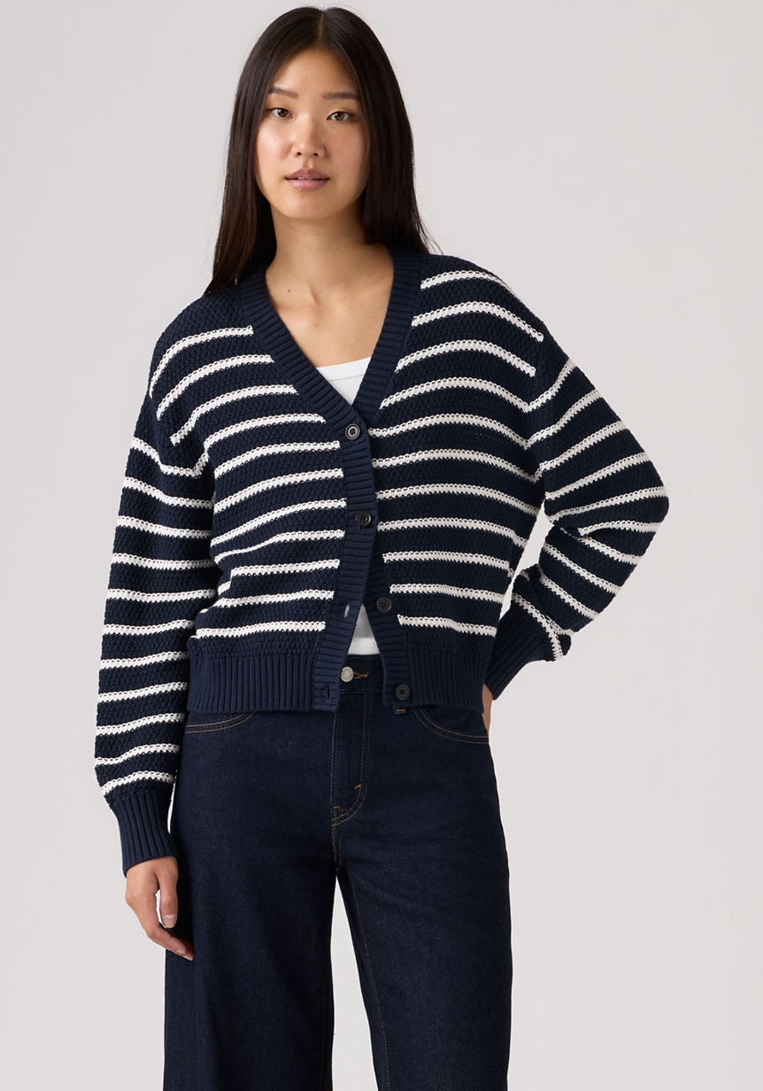 Levi's® Cardigan »SNOWFLAKE CARDIGAN« gestreift, mit Knopfleiste