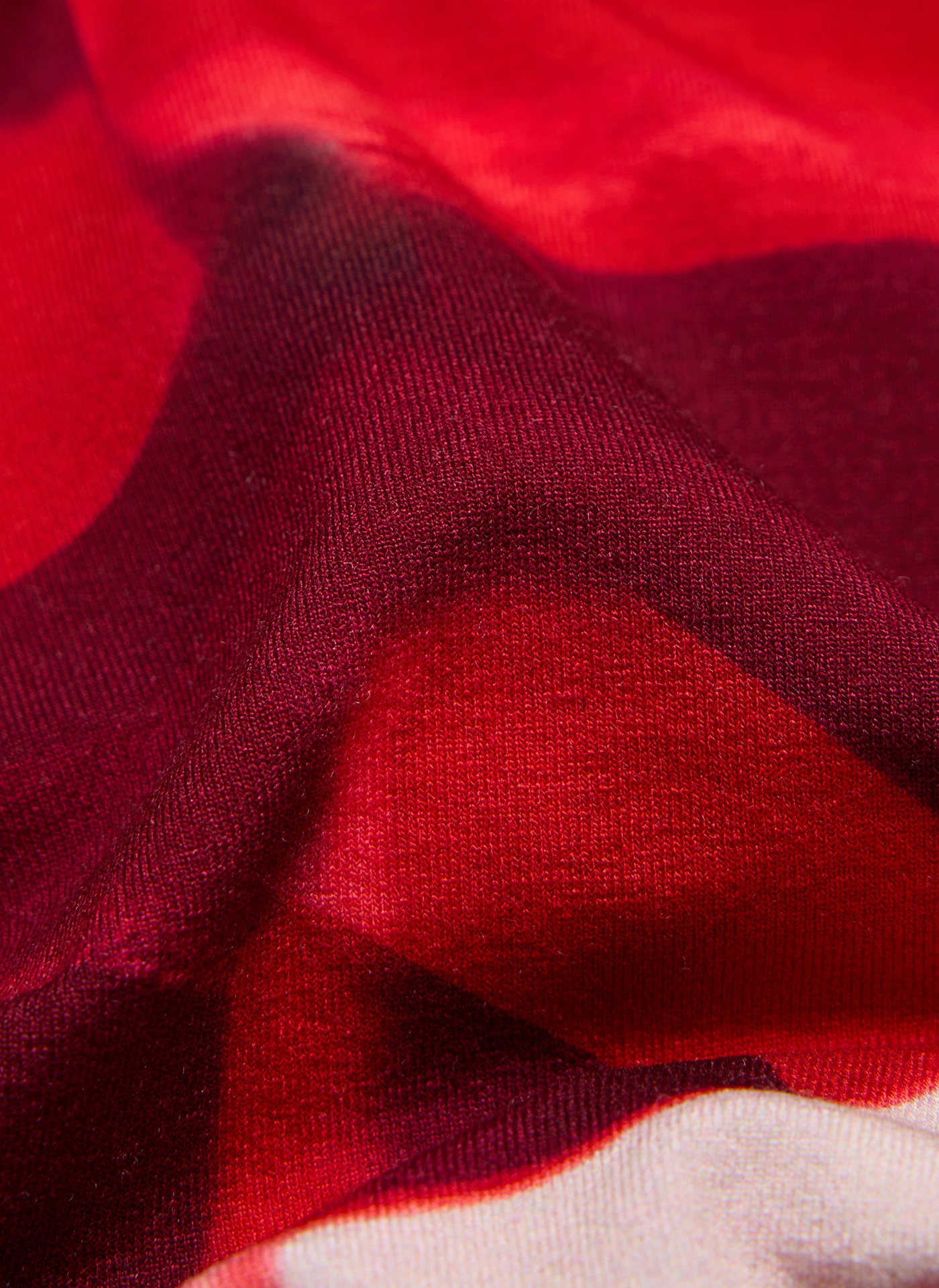 Rabe T-shirt à manches 3/4 mit grafischem Muster und Glitzer-Rundhals