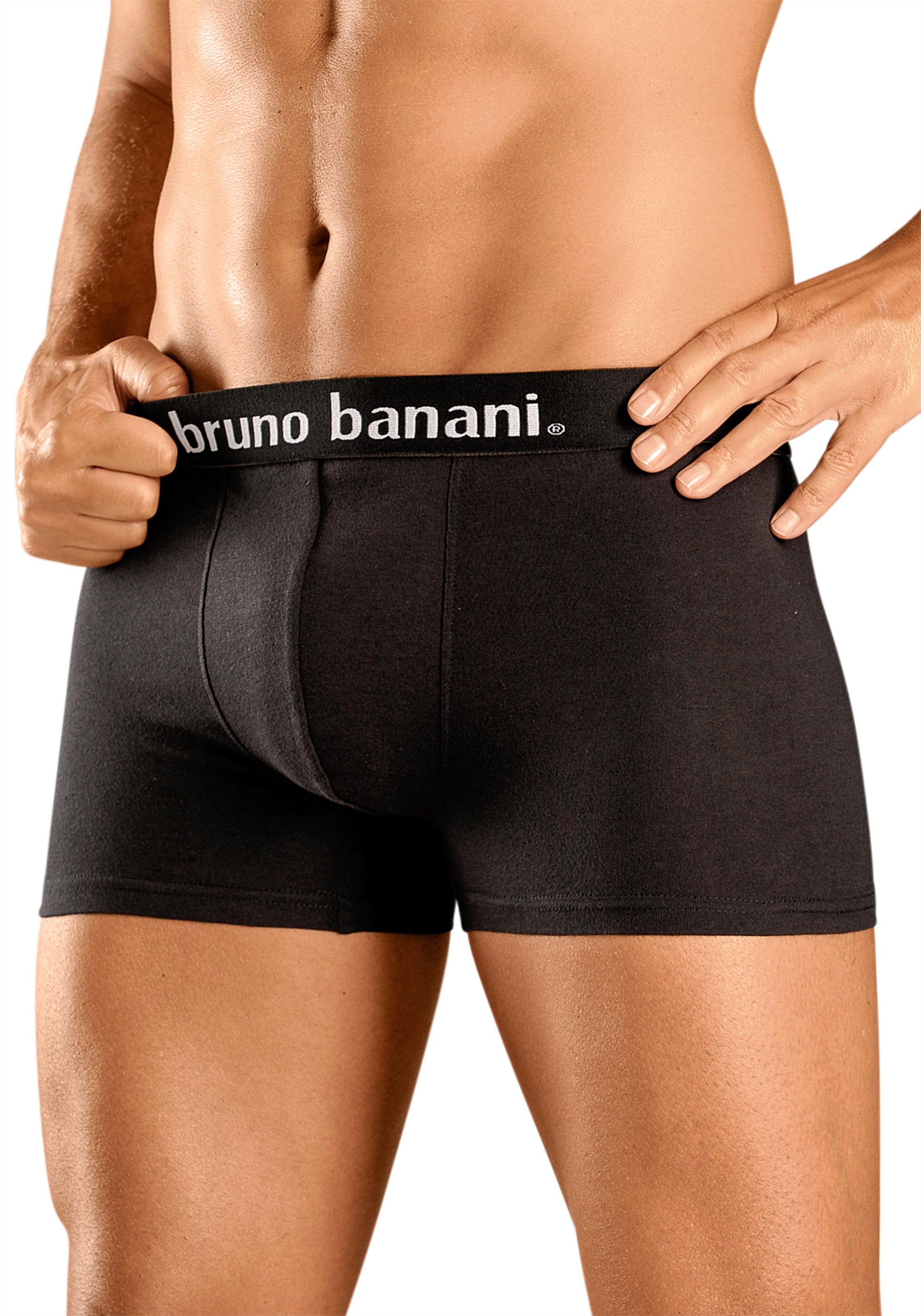 Bruno Banani Boxer »Boxershorts für Herren« Packung, 4 cuis mit Kontrast-Webbund