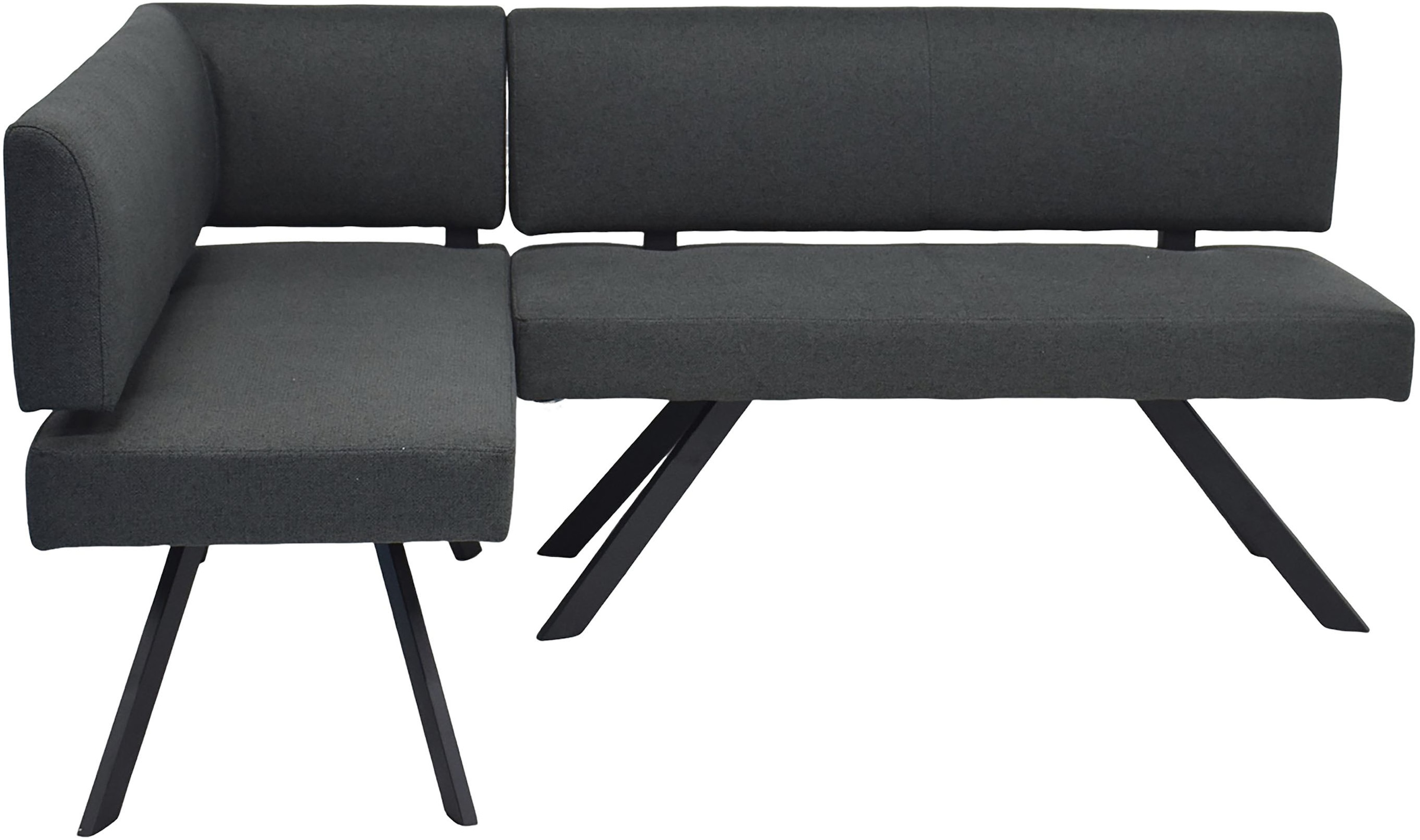 byLIVING Banc d'angle »TORONTO« Webstoff, bis 160 kg, Taschenfederkern, 4-Fussgestell, 3 Sitzplätze