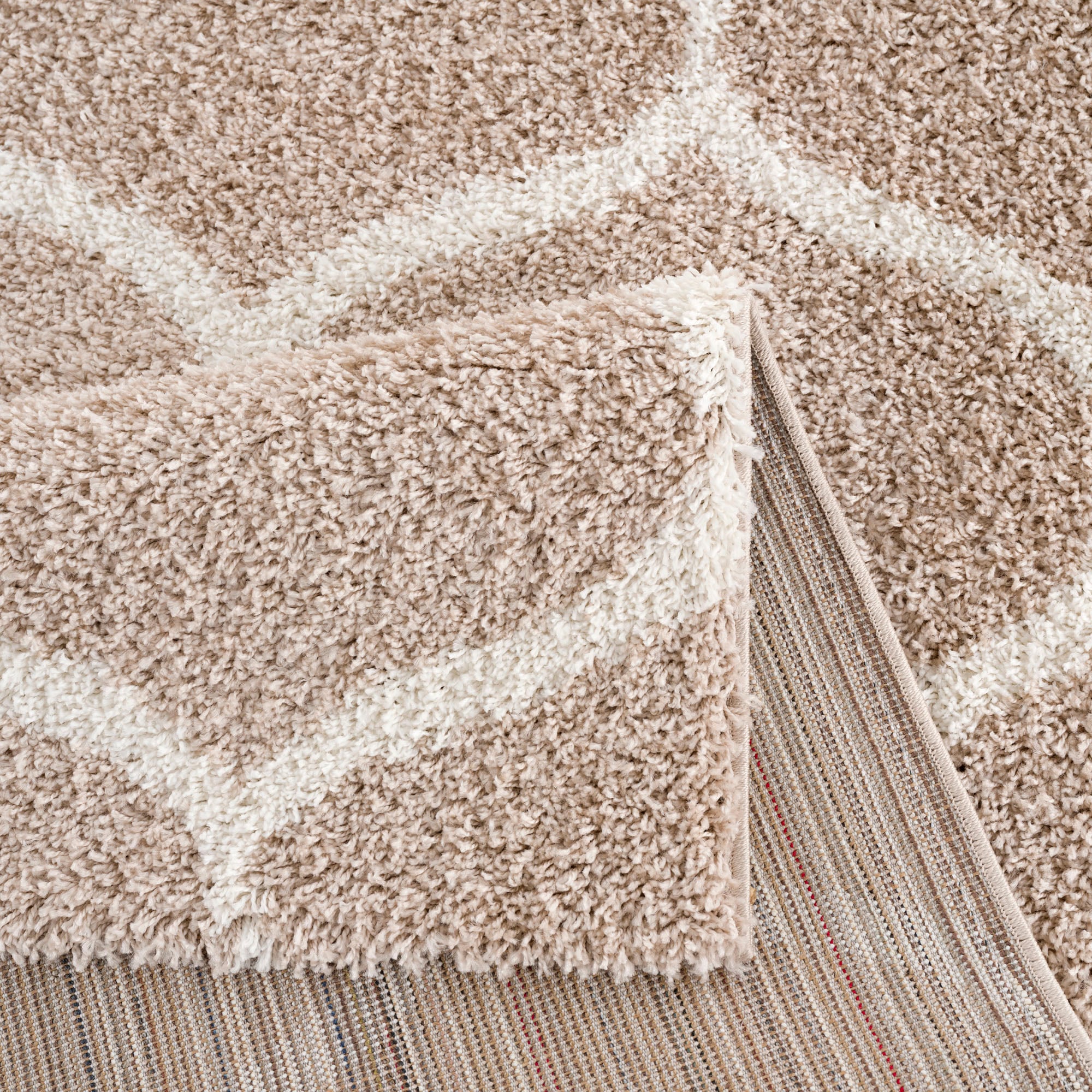 Sanat Tapis à poils longs »Madrid« Rectangulaire 30 mm Höhe Wohnzimmer, Langflor, Shaggy Teppich