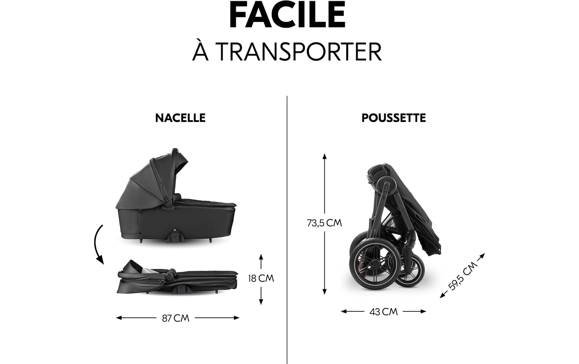 Hauck Kombi-Kinderwagen »Comfort N Care« 25 kg