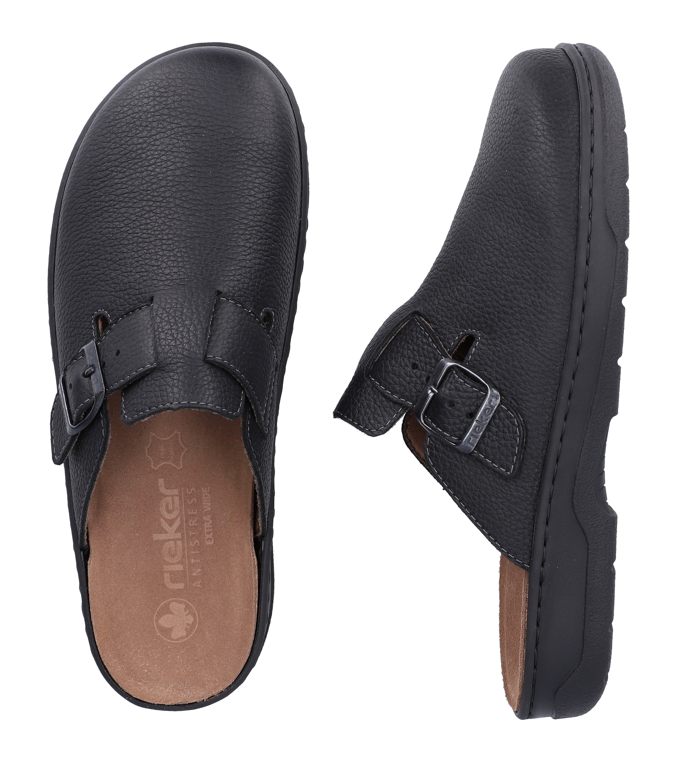 Rieker Sabot  Mule, chaussure à enfiler, chausson avec semelle intérieure amovible