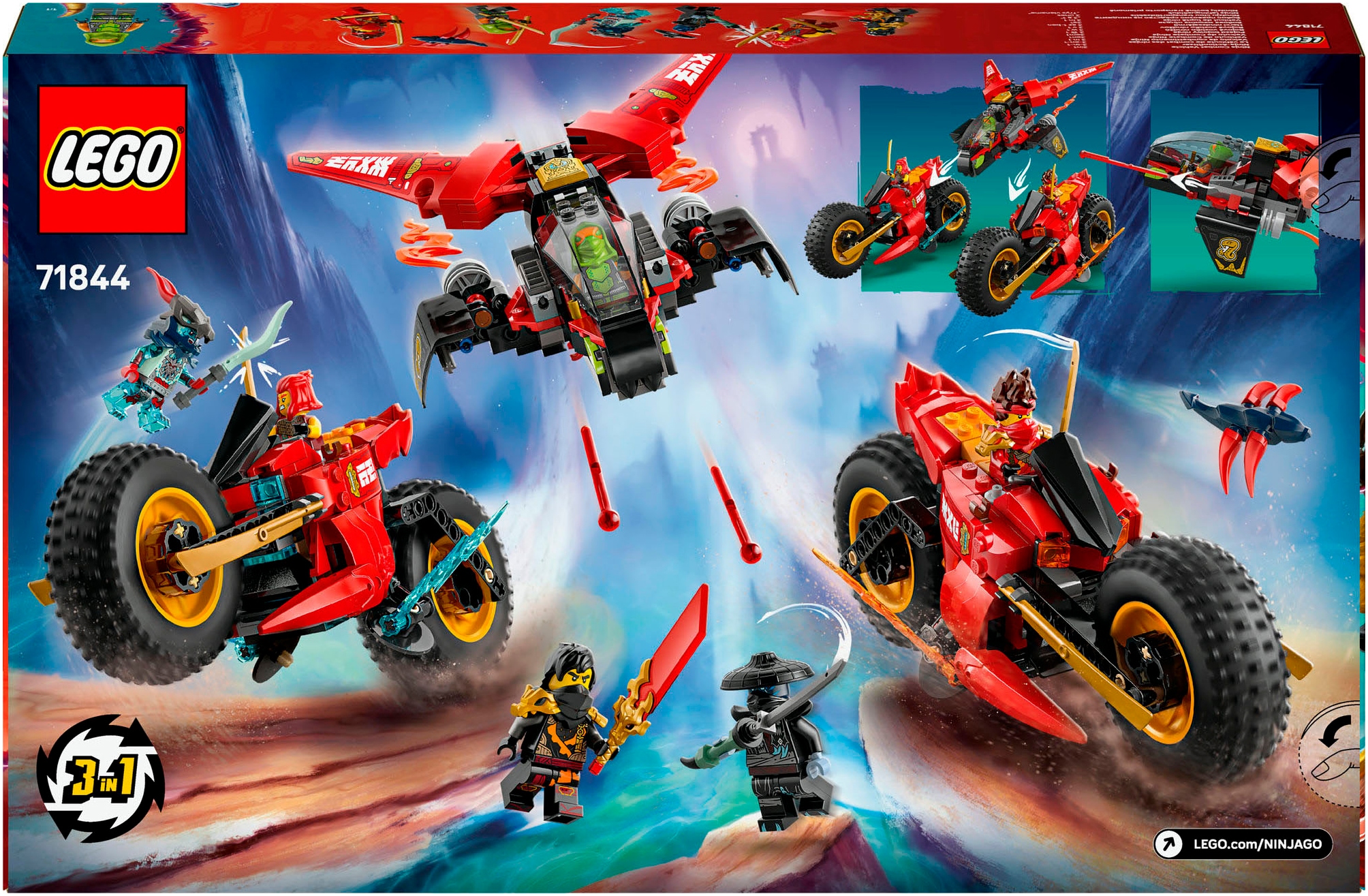 LEGO® Pions de construction »Ninja-Actionflitzer (71844), LEGO Ninjago« Made in Europe