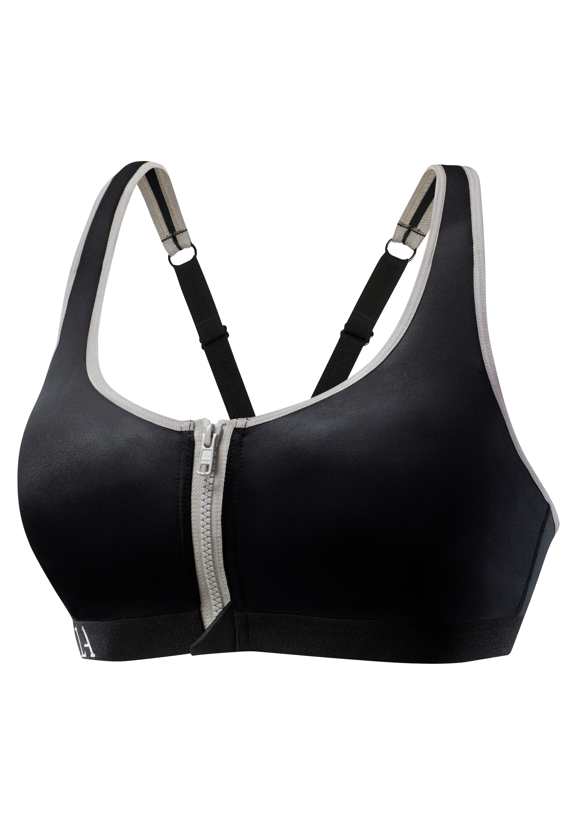 LASCANA ACTIVE Sport-BH mit Reissverschluss und integriertem Schalen-BH
