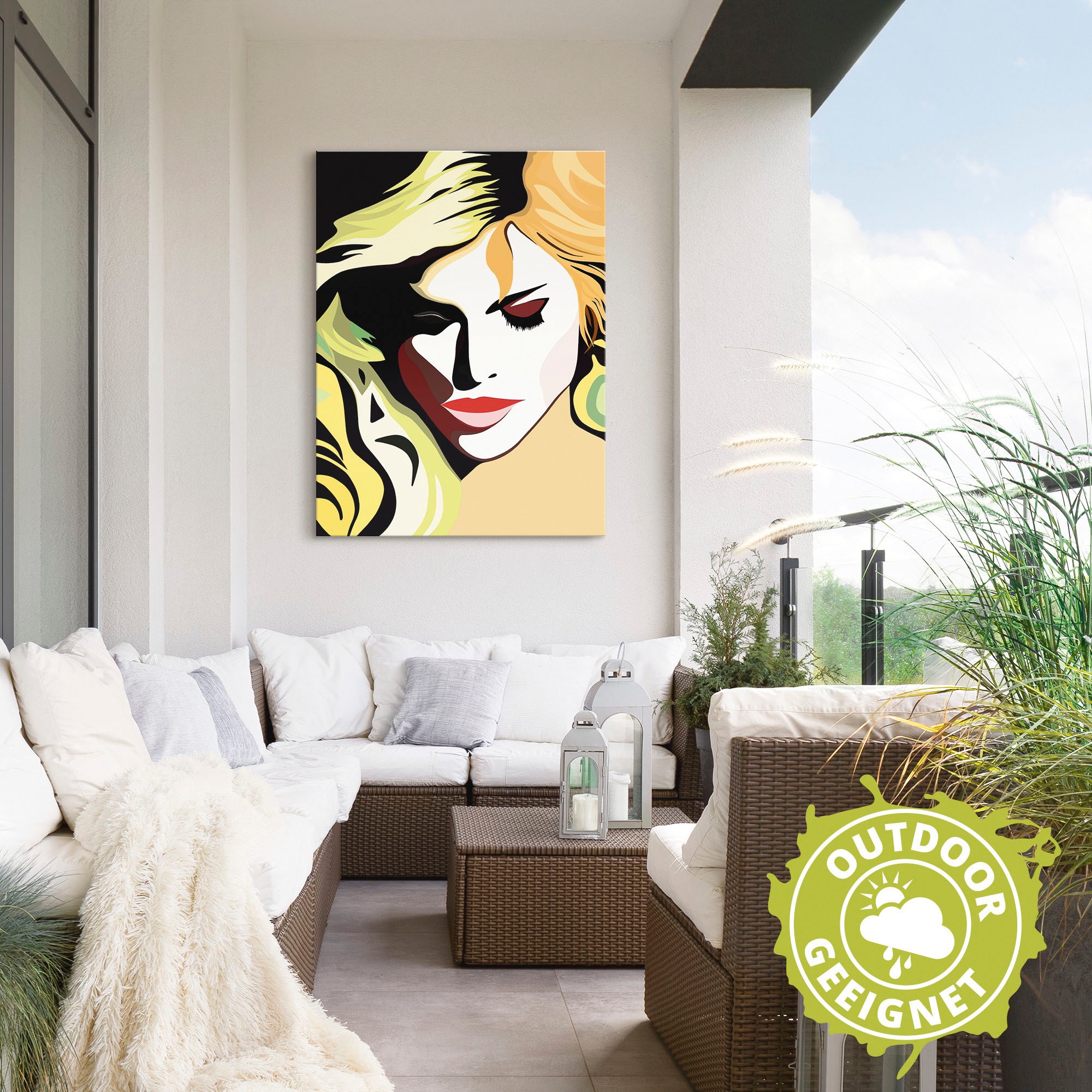 Artland Wandbild »Schöne Frau« Frau 1 Stk. tlg. als Alubild, Leinwandbild in verschied. Grössen