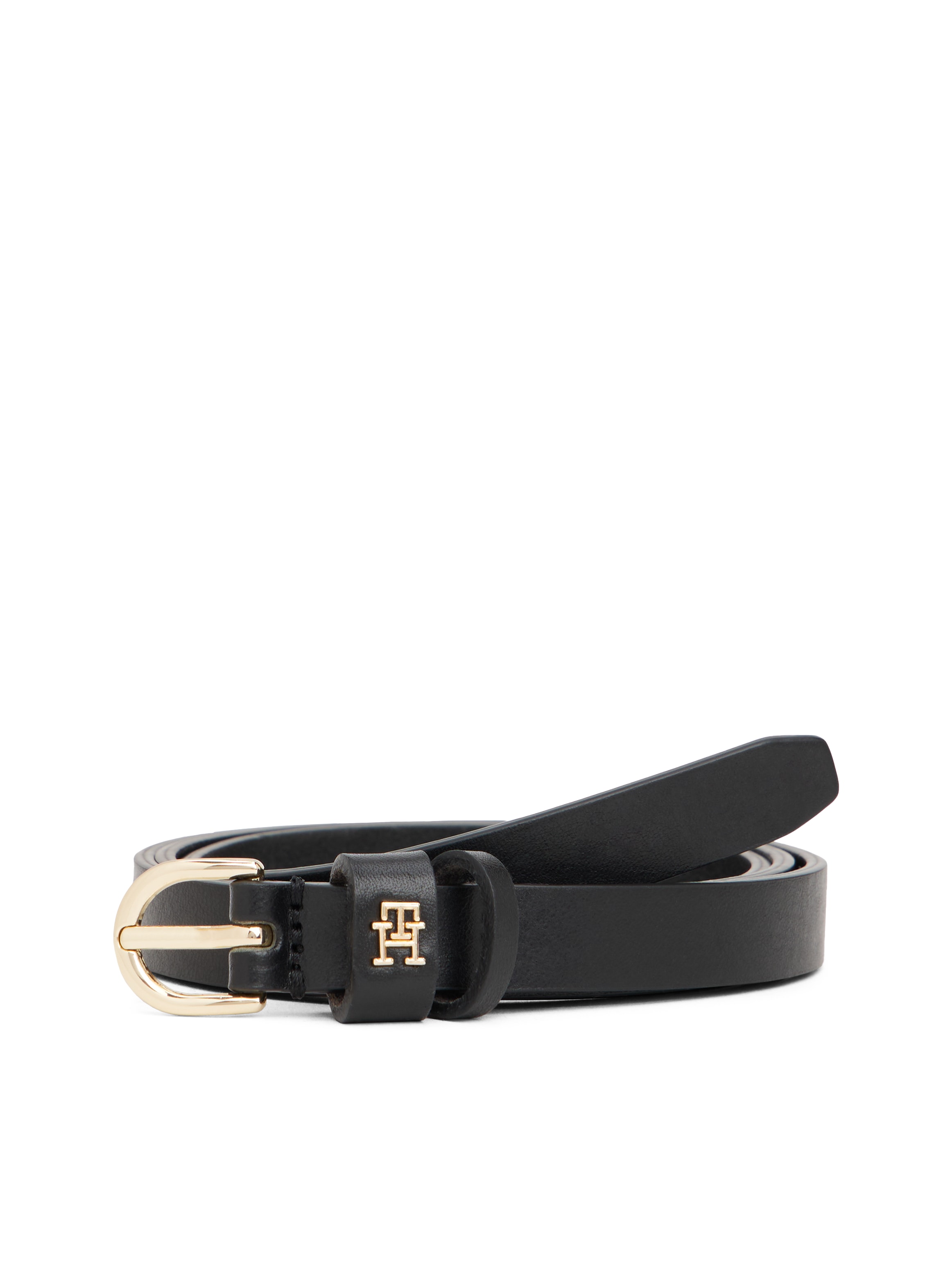 Tommy Hilfiger Ledergürtel »ESSENTIAL EFFORTLESS GOLD« 1,5 cm breit, ovale Einfachdornschliesse, Damengürtel