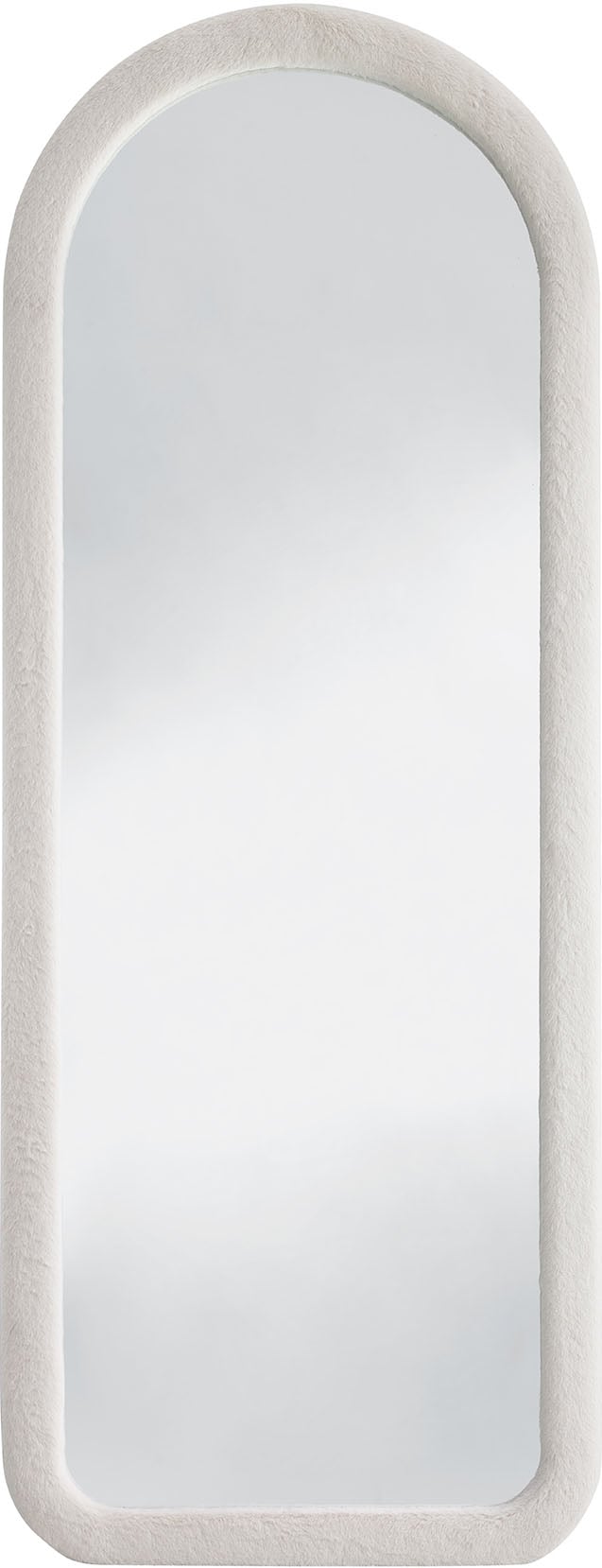 SalesFever Miroir intégral »Bristol Spiegel, 160 cm hoch« Cadre unique arrondi en fausse fourrure