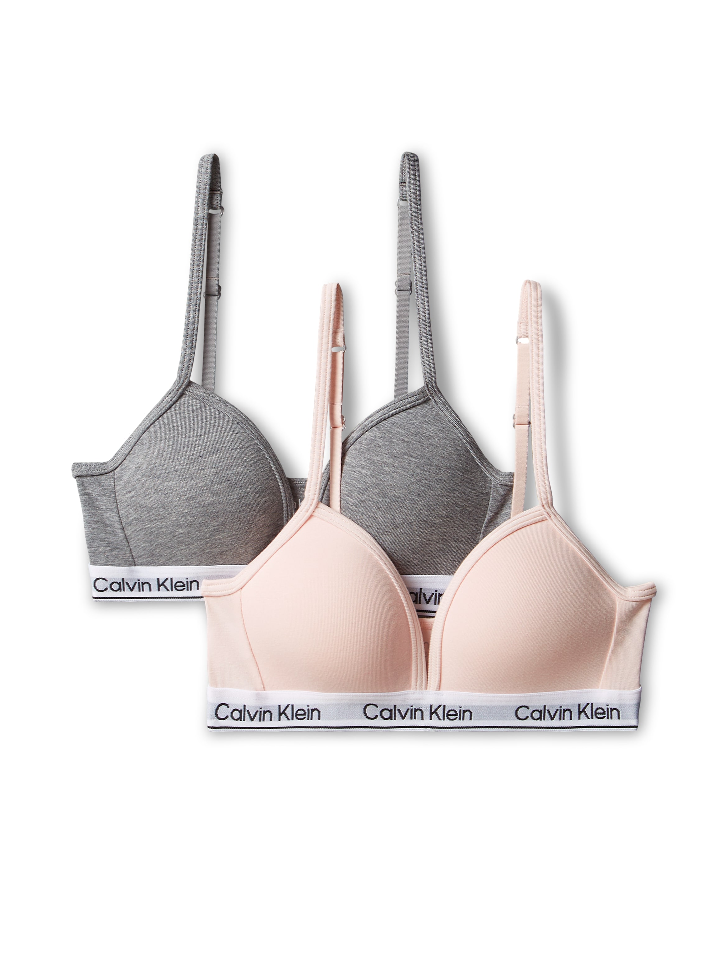 Calvin Klein Underwear Soutien-gorge triangle »2PK TRIANGLE« Paquet, 2er-Pack, 2 cuis mit Logobund