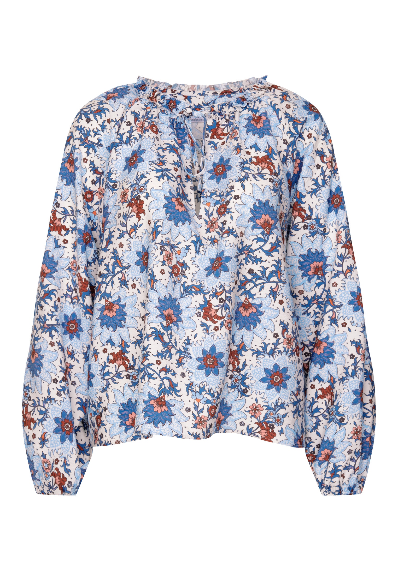 seidensticker Klassische Bluse »Schwarze Rose« Tunika Druck