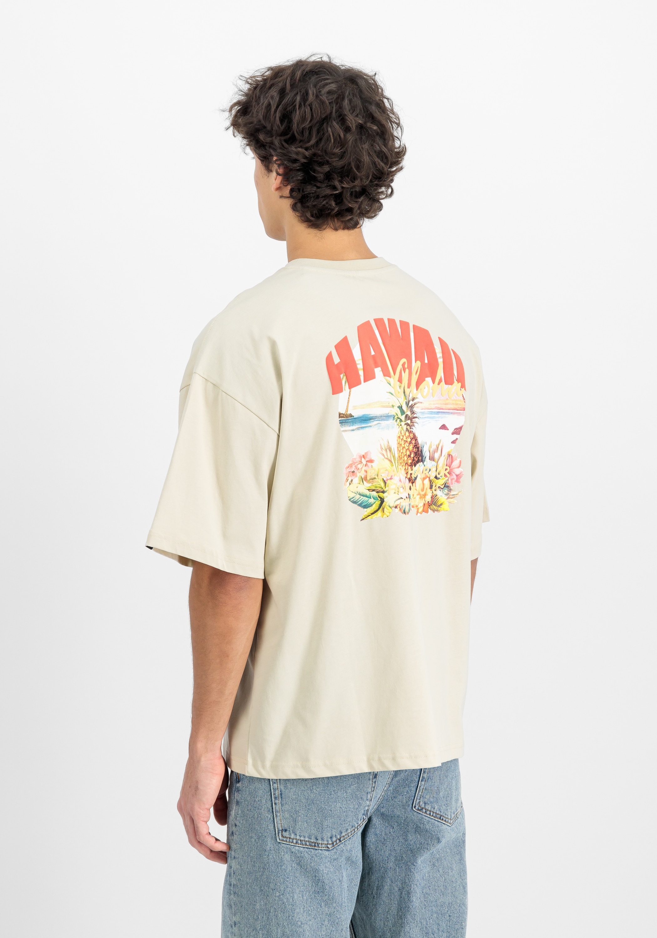 Alpha Industries T-Shirt »Hawaii Aloha Backprint T-Shirt«