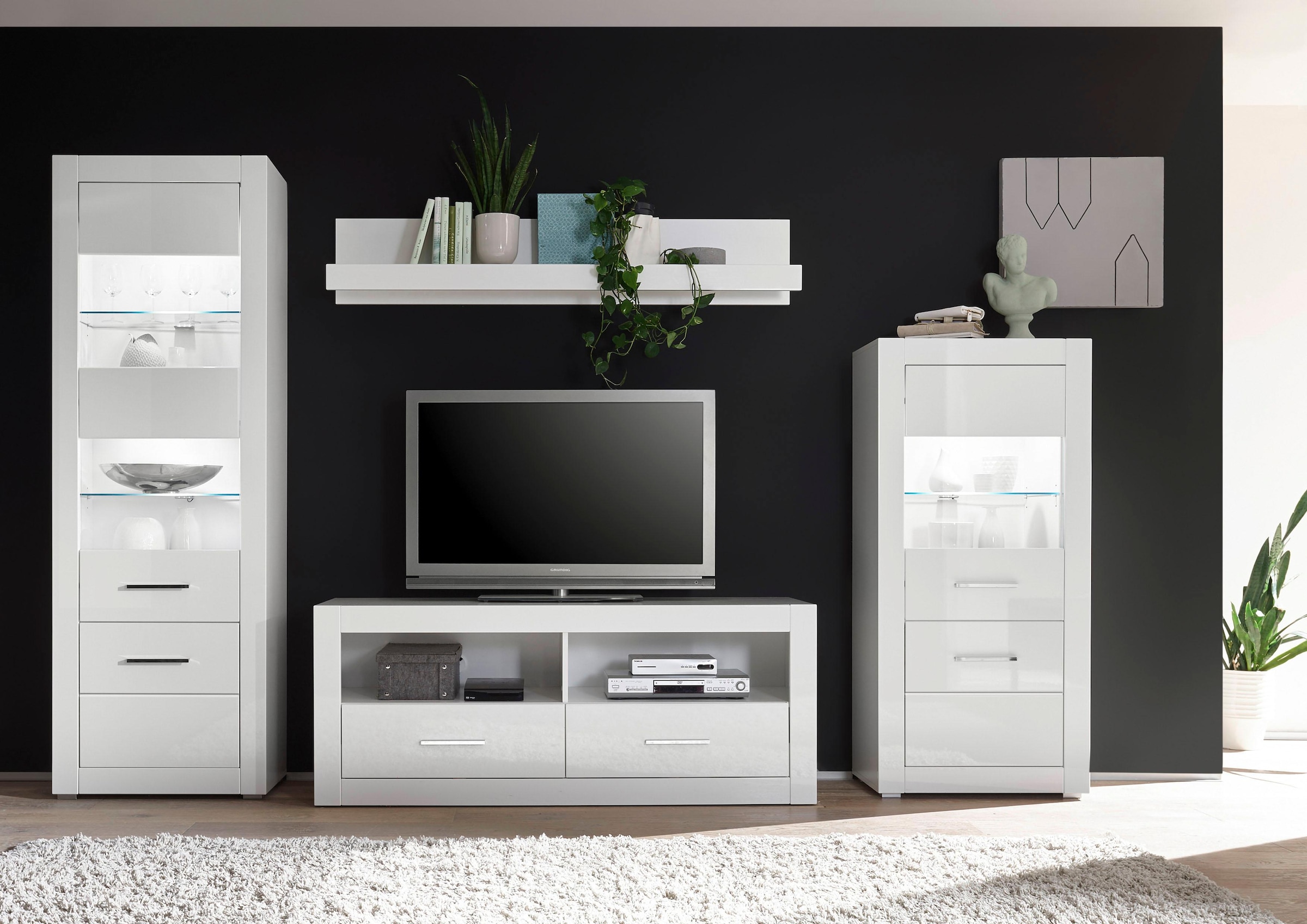 Home affaire Meuble mural »BIANCO« Set, 4 cuis tlg.