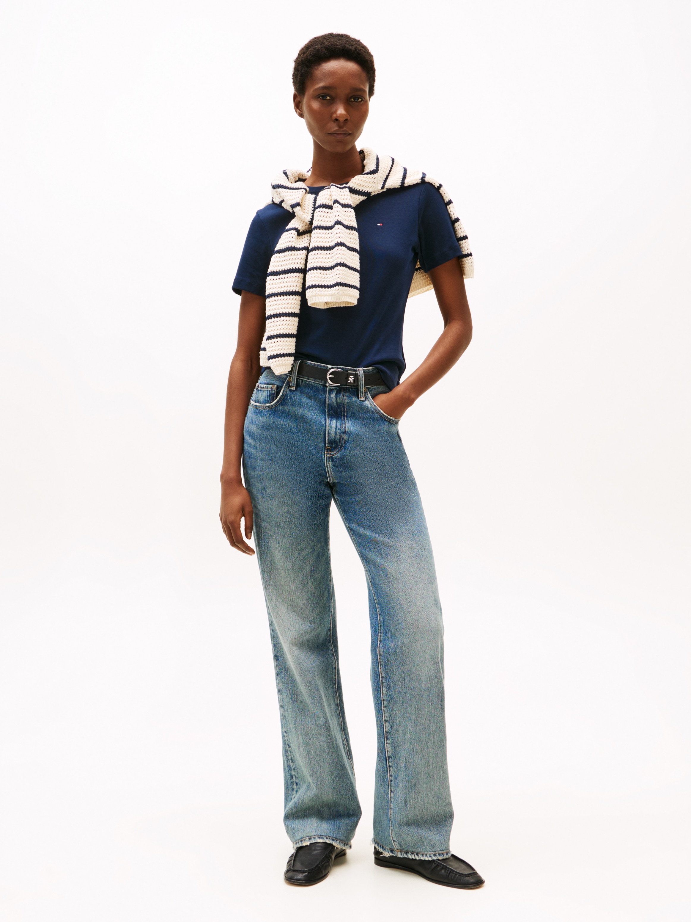 Tommy Hilfiger T-shirt »SLIM CODY C-NK SS« Baumwolle, slim fit