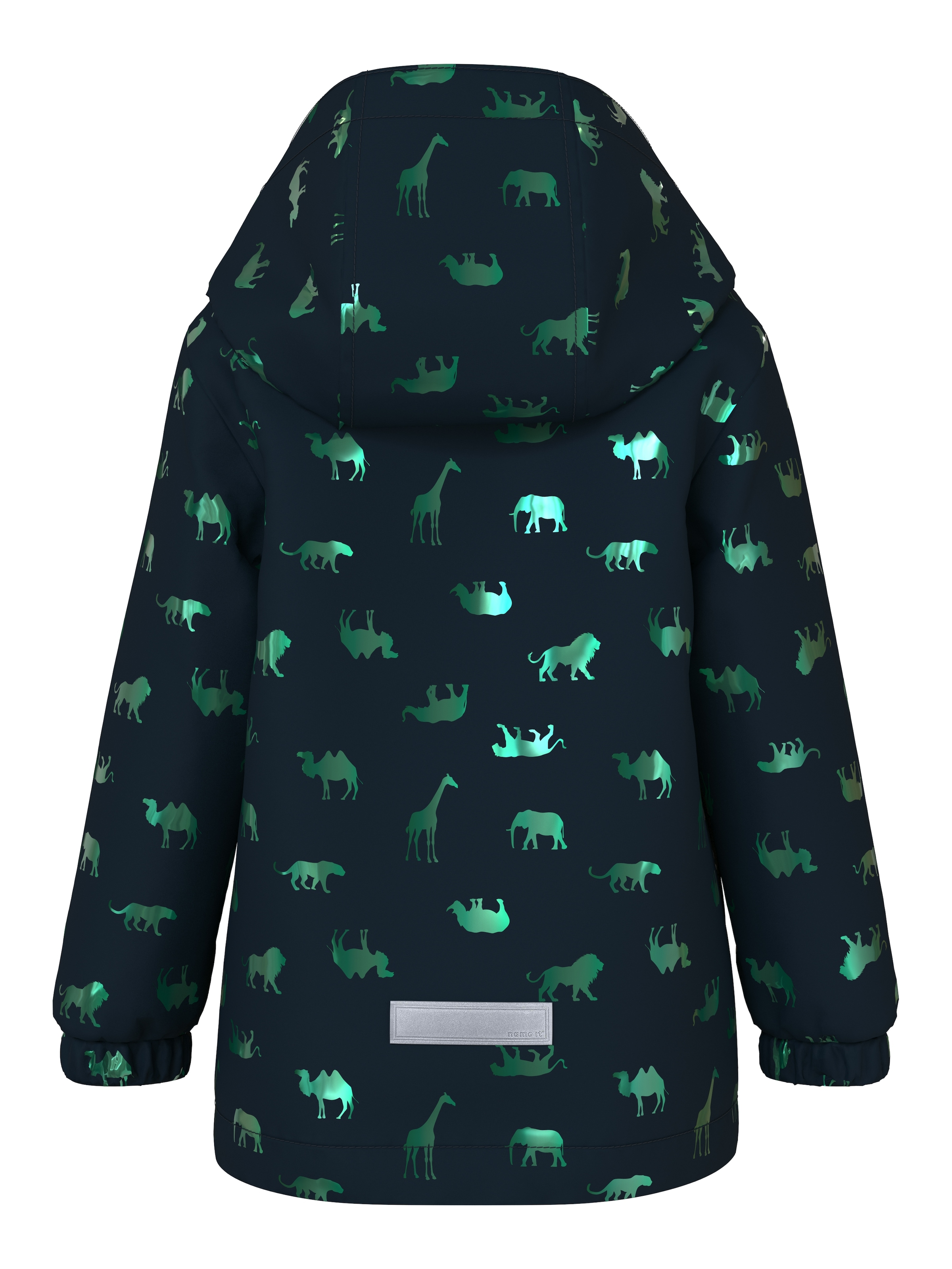 Name It Outdoorjacke »NMMMAX JACKET LI FOIL AOP« mit Kapuze