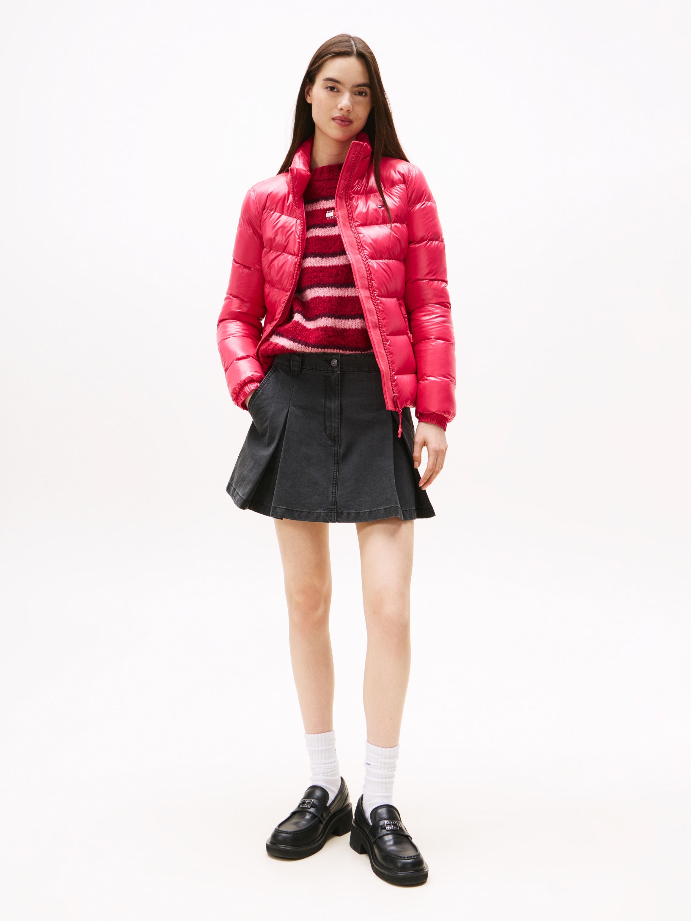 Tommy Jeans Steppjacke »TJW SLIM ZIP PRINT DOWN JACKET«