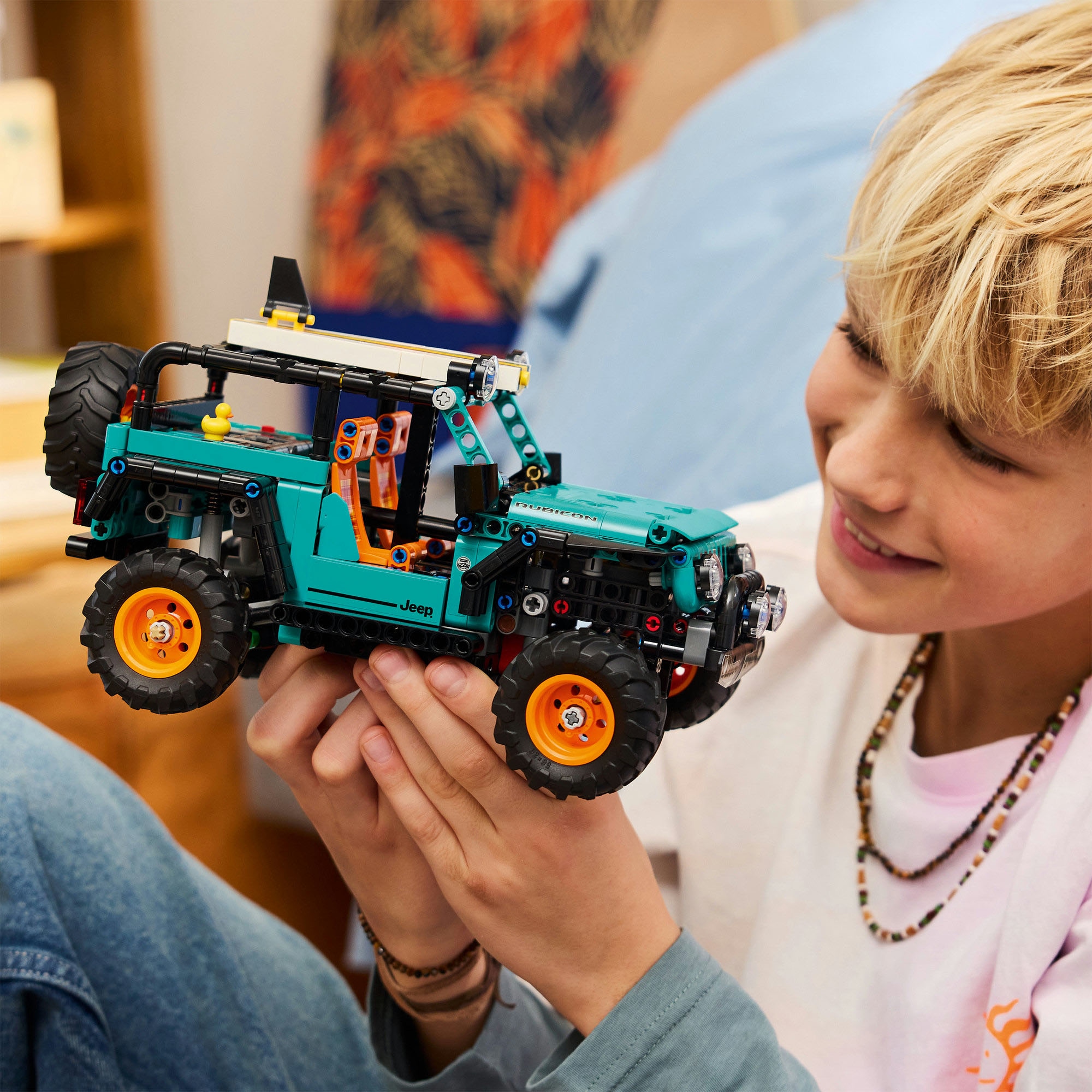LEGO® Konstruktionsspielsteine »Jeep Wrangler Rubicon Geländewagen (42227), LEGO Technic«