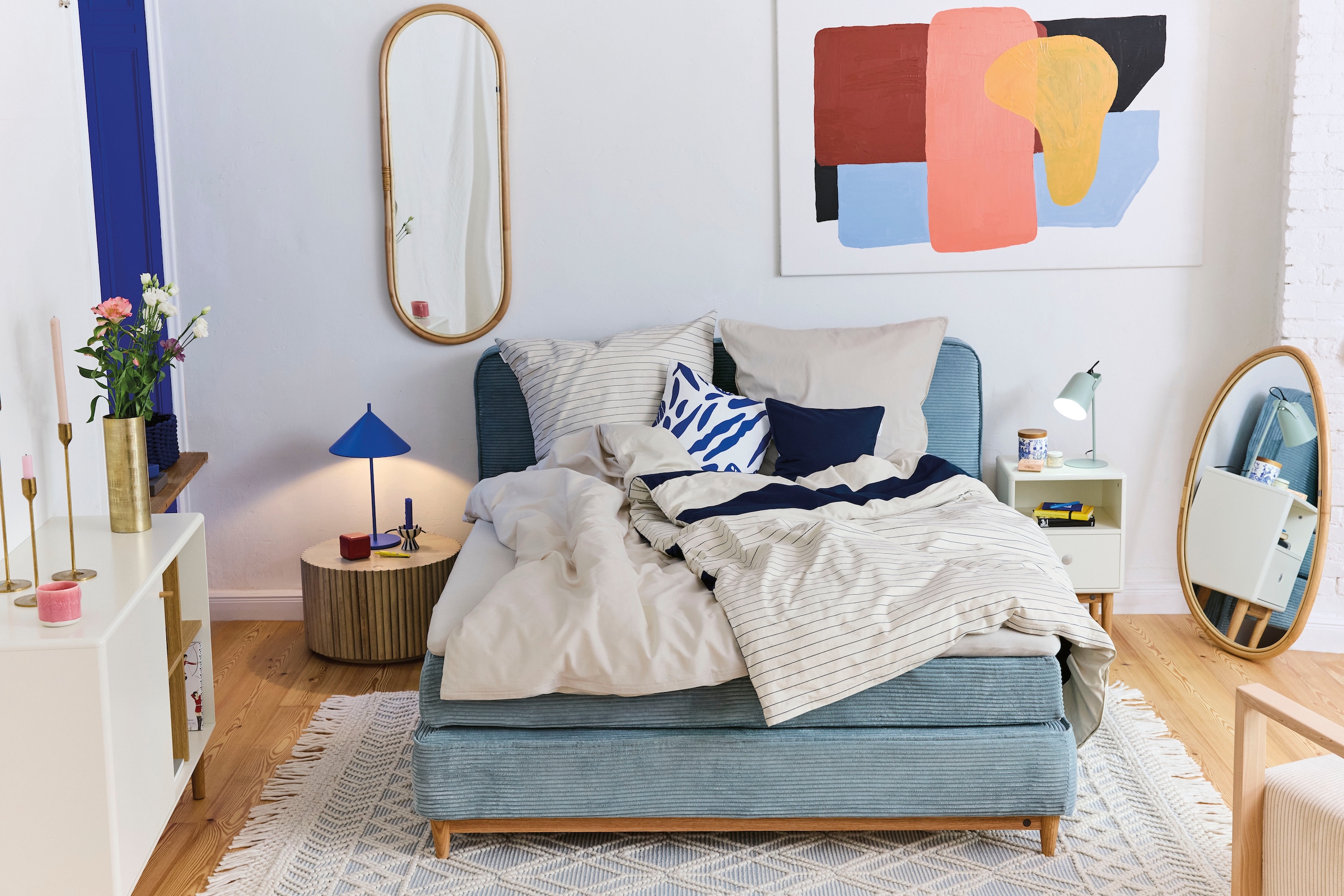 TOM TAILOR HOME Bettwäsche »TWO-TONE SOLID COLORS in Gr. 135x200cm, 155x220cm oder 200x220cm« 2 Stk. new bedroom, Doppelnaht am Kissen