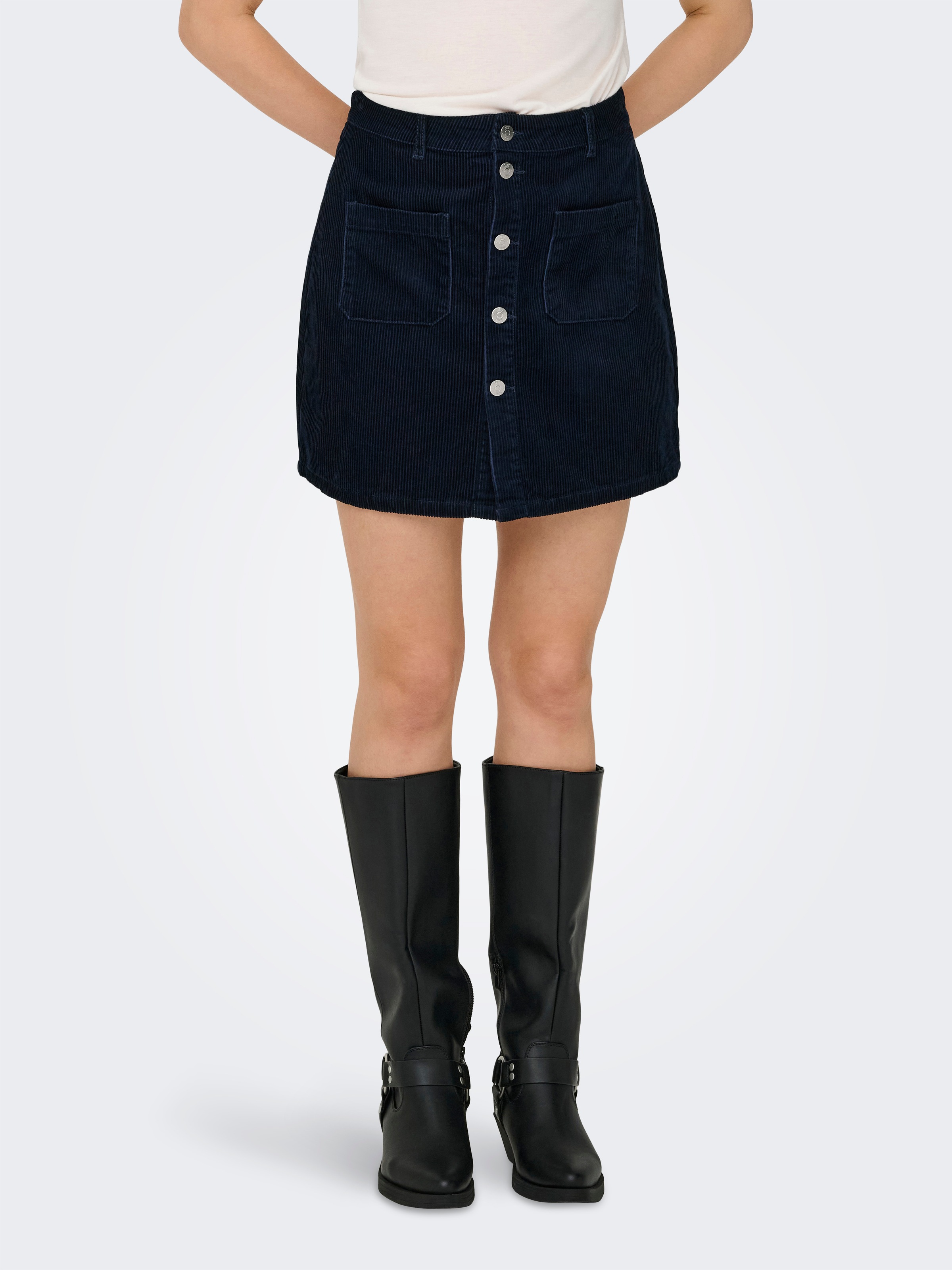 JDY Cordrock »JDYSHIRAZ CORDUROY SKIRT PNT DIA«