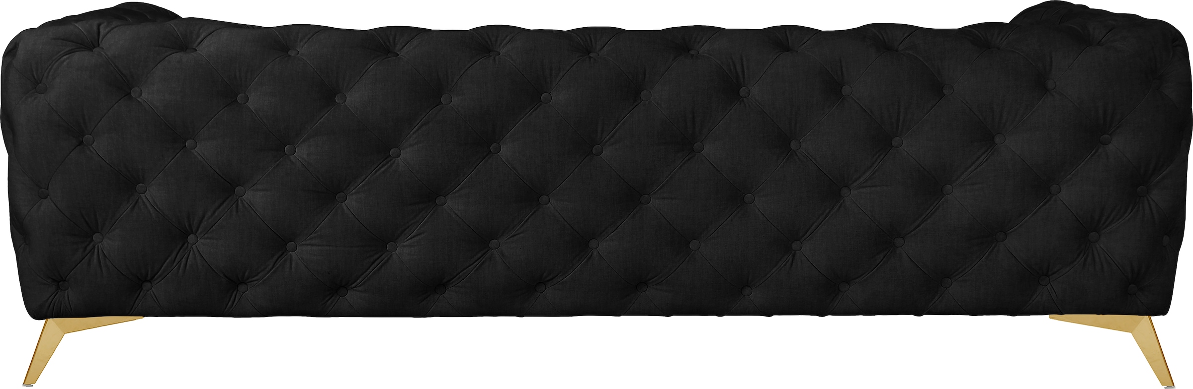 Home affaire Canapé Chesterfield »Glynis« aufwändige Knopfheftung, moderne Chesterfield Optik, Fussfarbe wählbar