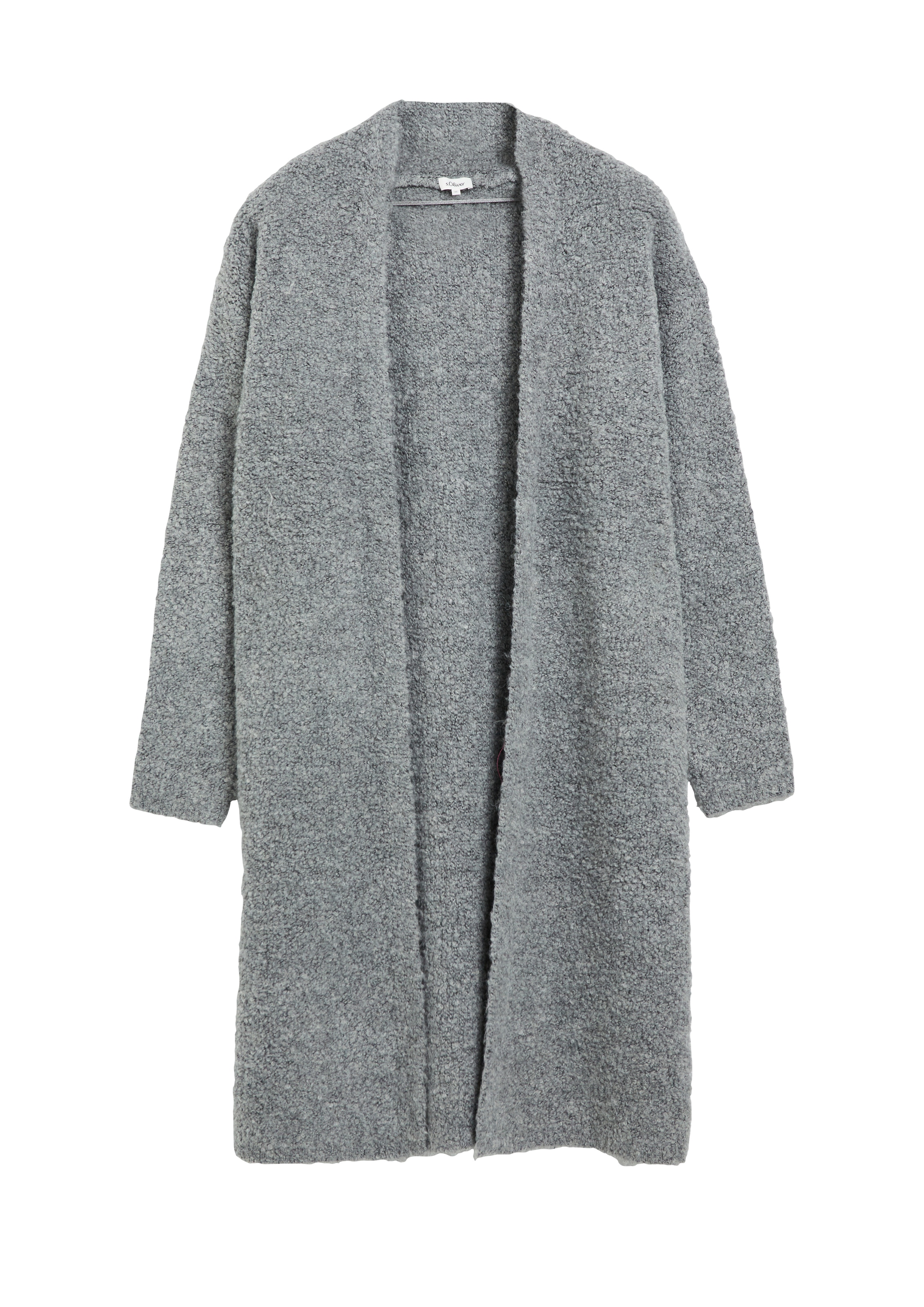 s.Oliver Cardigan long Lange Strickjacke ohne Verschluss / mit Wolle