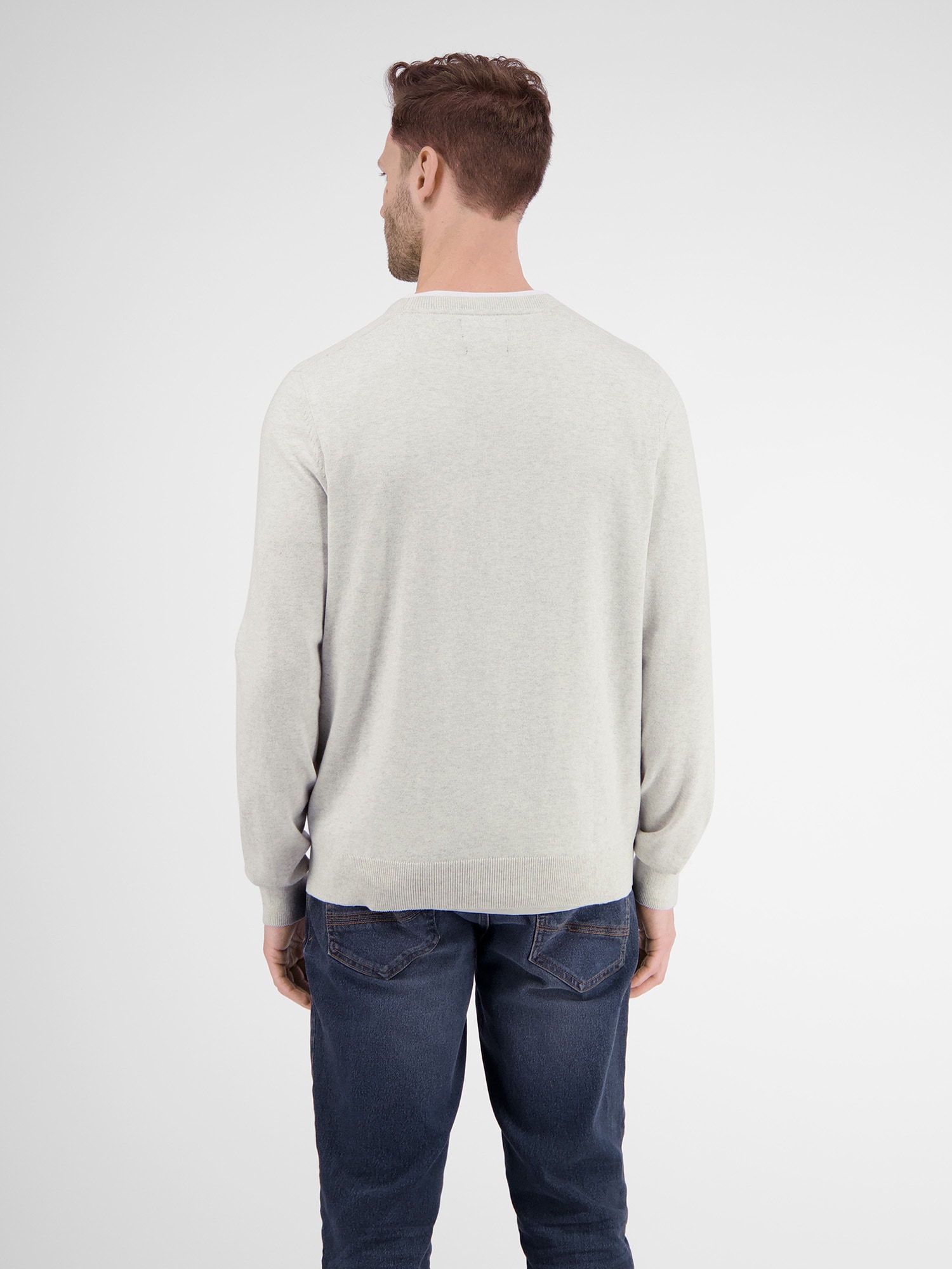 LERROS Pull en tricot »Lässiger Flachstrickpullover«