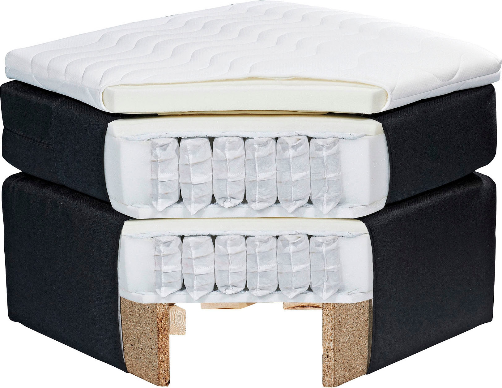 ED EXCITING DESIGN Boxspringbett »Atlas«