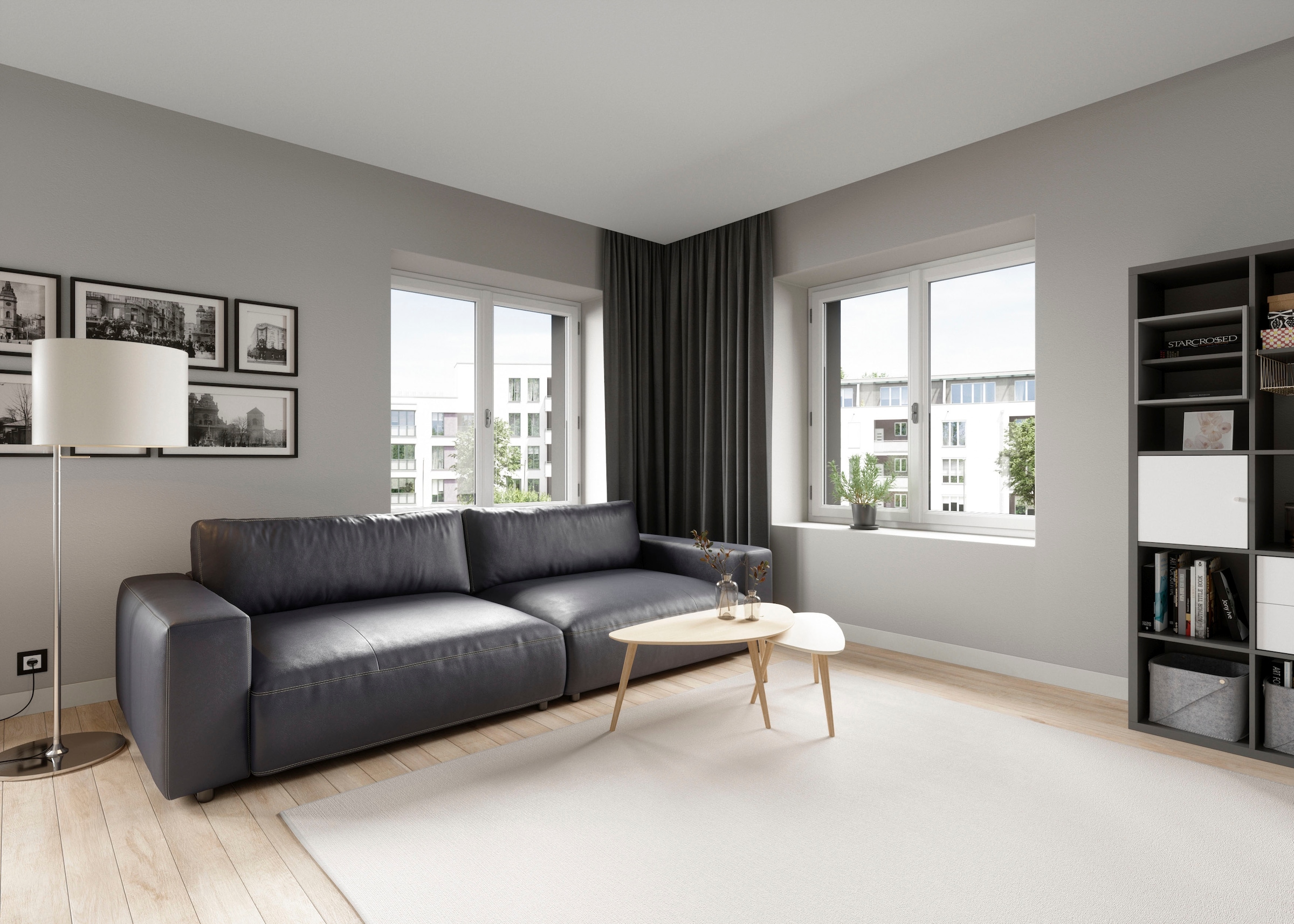 Musterring Canapé Big »LUCIA« in vielen Qualitäten und 4 unterschiedlichen Nähten, 2,5-Sitzer