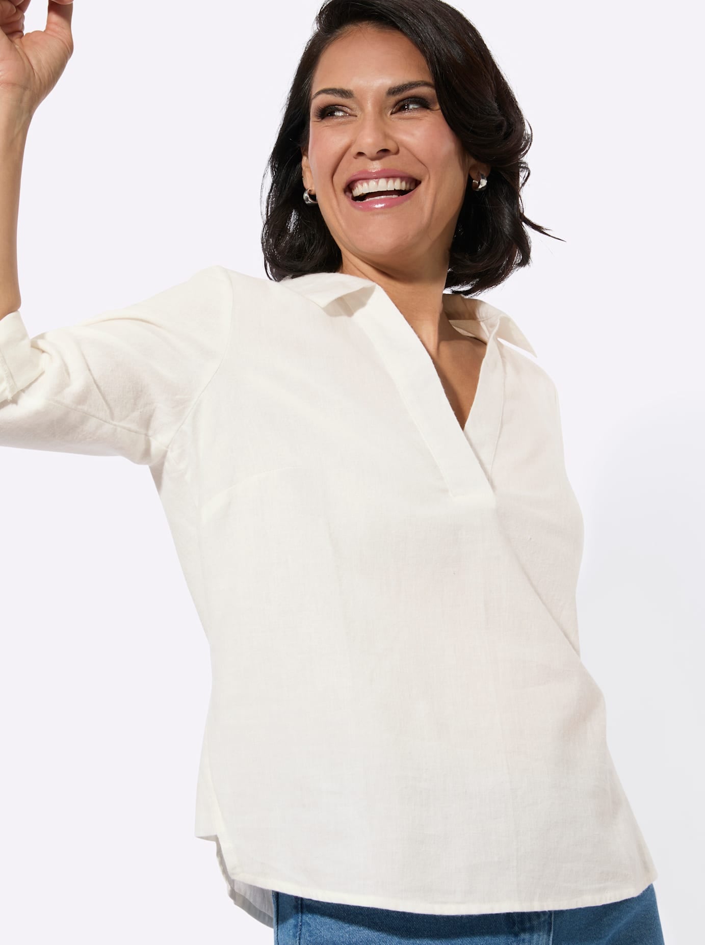 Casual Looks Blouse en flanelle