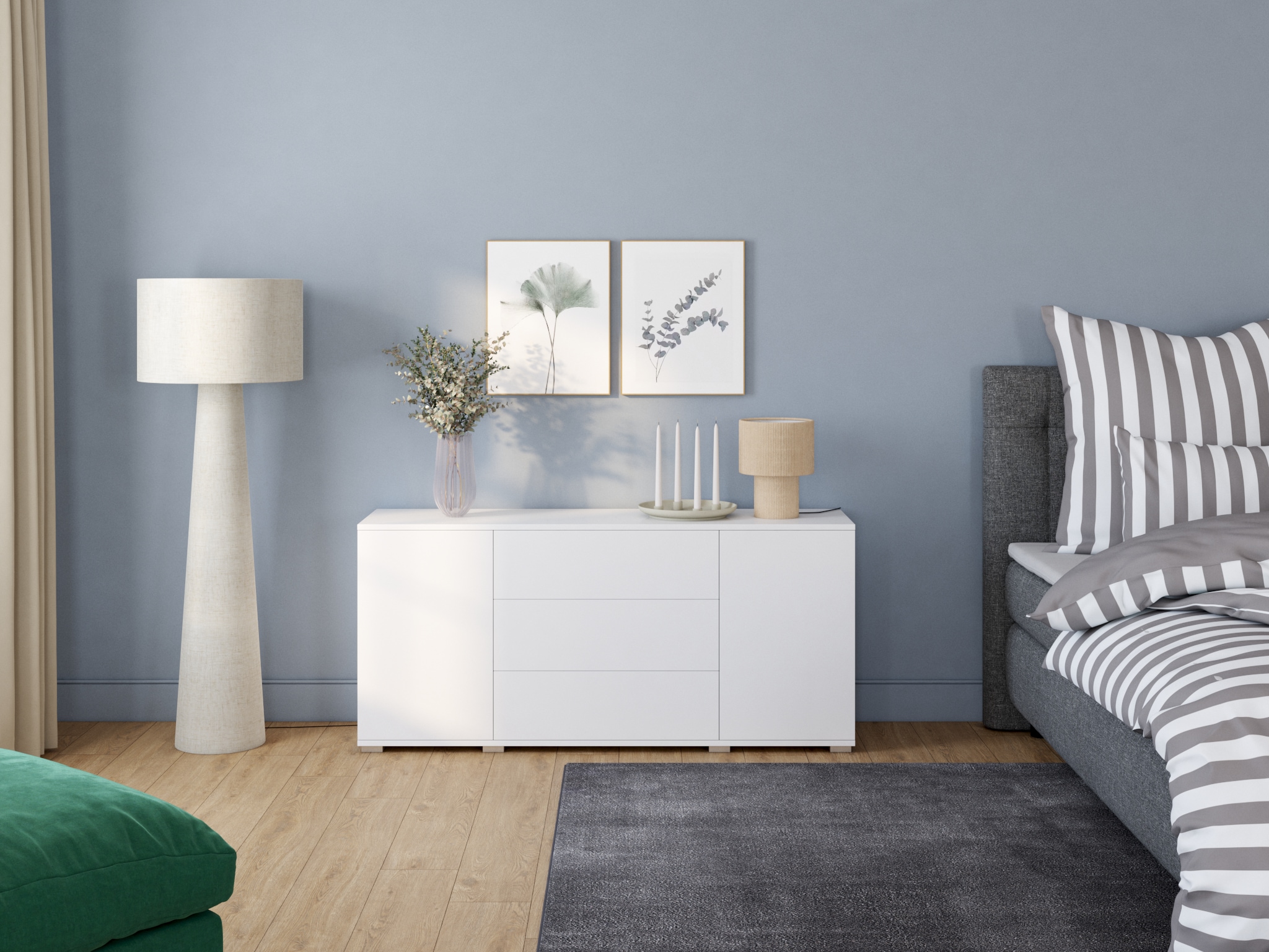 GOODproduct Linge de lit réversible »Greta« 2 tlg. Bettwäsche mit Streifen in verschiedenen Qualitäten, ab 135x200 cm