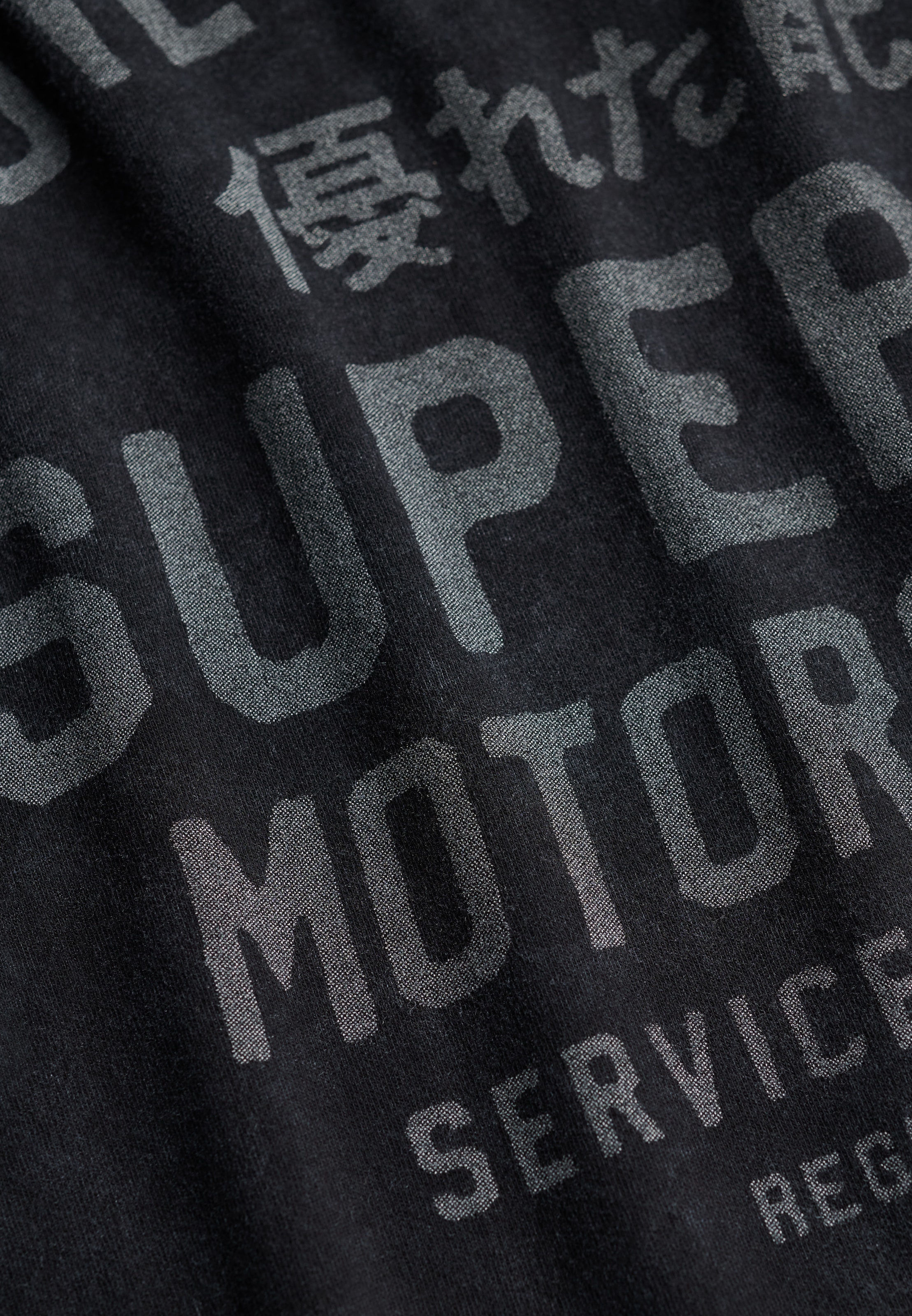 Superdry Shirt à col rond »VINTAGE BIKER TEE« coton, coupe décontractée