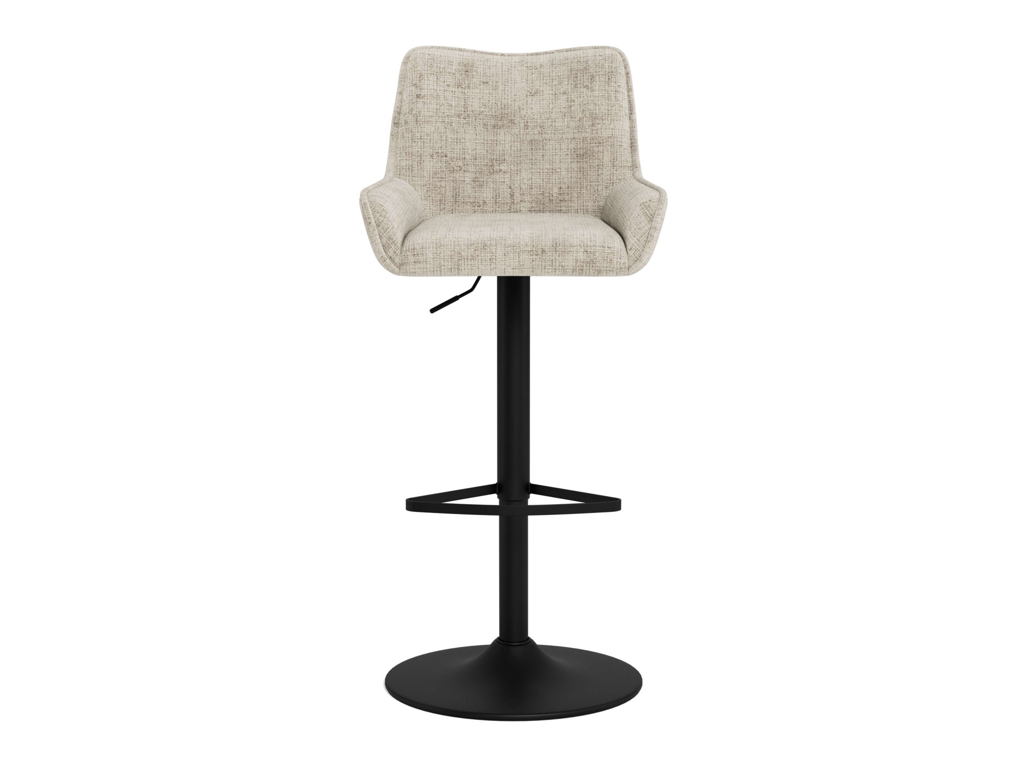 ACTONA GROUP Tabouret de bar »Eddie, Thekenhocker, Barstuhl mit Rückenlehne und Fussstütze« Ensemble, 2, 2 cuis tlg. tabouret de bar, revêtement en tissu, forme courbée, vérin à gaz, FSC™