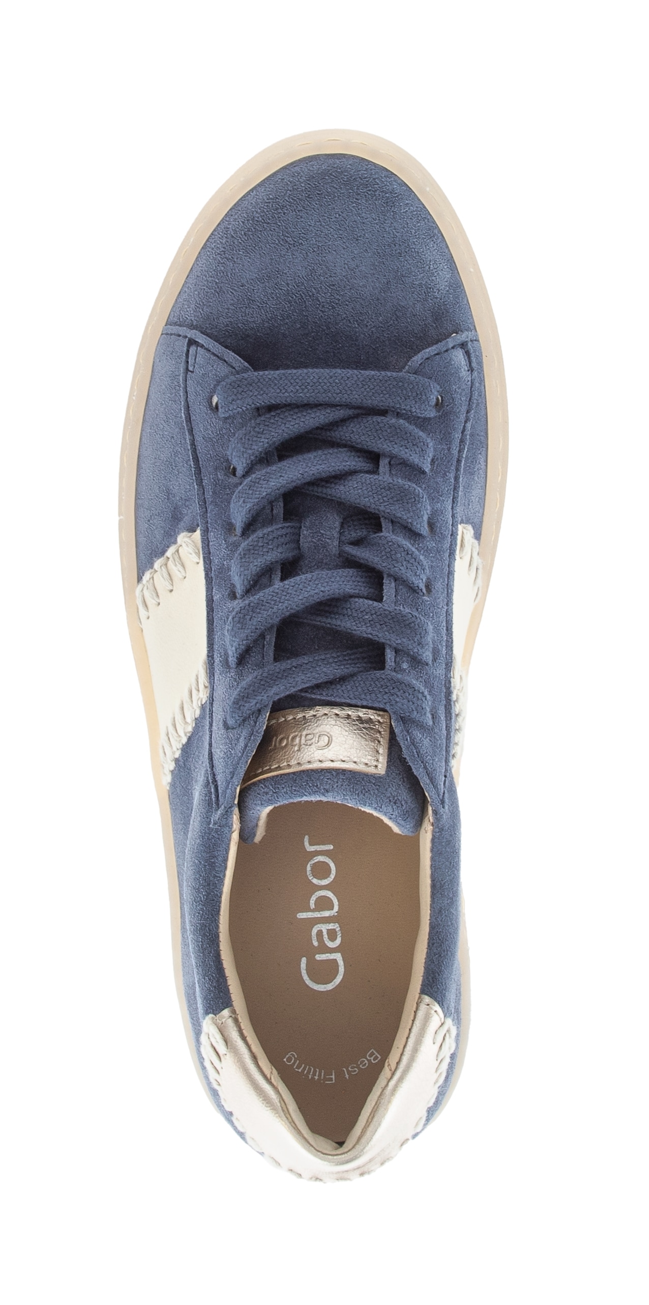 Gabor Baskets à plateforme  Chaussure de loisirs, chaussure basse, chaussure à lacets avec semelle transparente