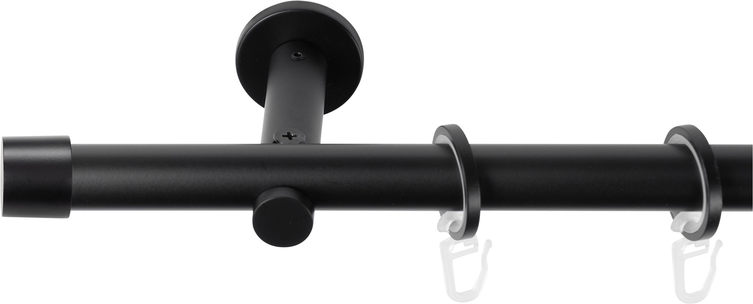 SN DECO GROUP Tringle à rideaux Ø 19 mm 1 course-läufig Fixmass;kürzbar