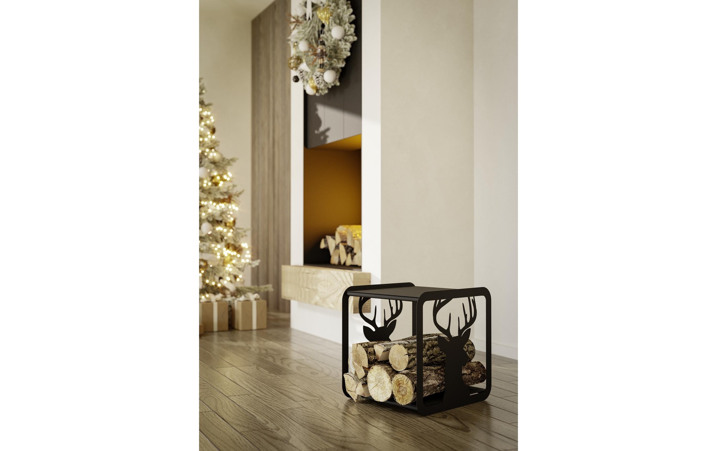 EGLO Kaminholzregal »Sacol Metall«