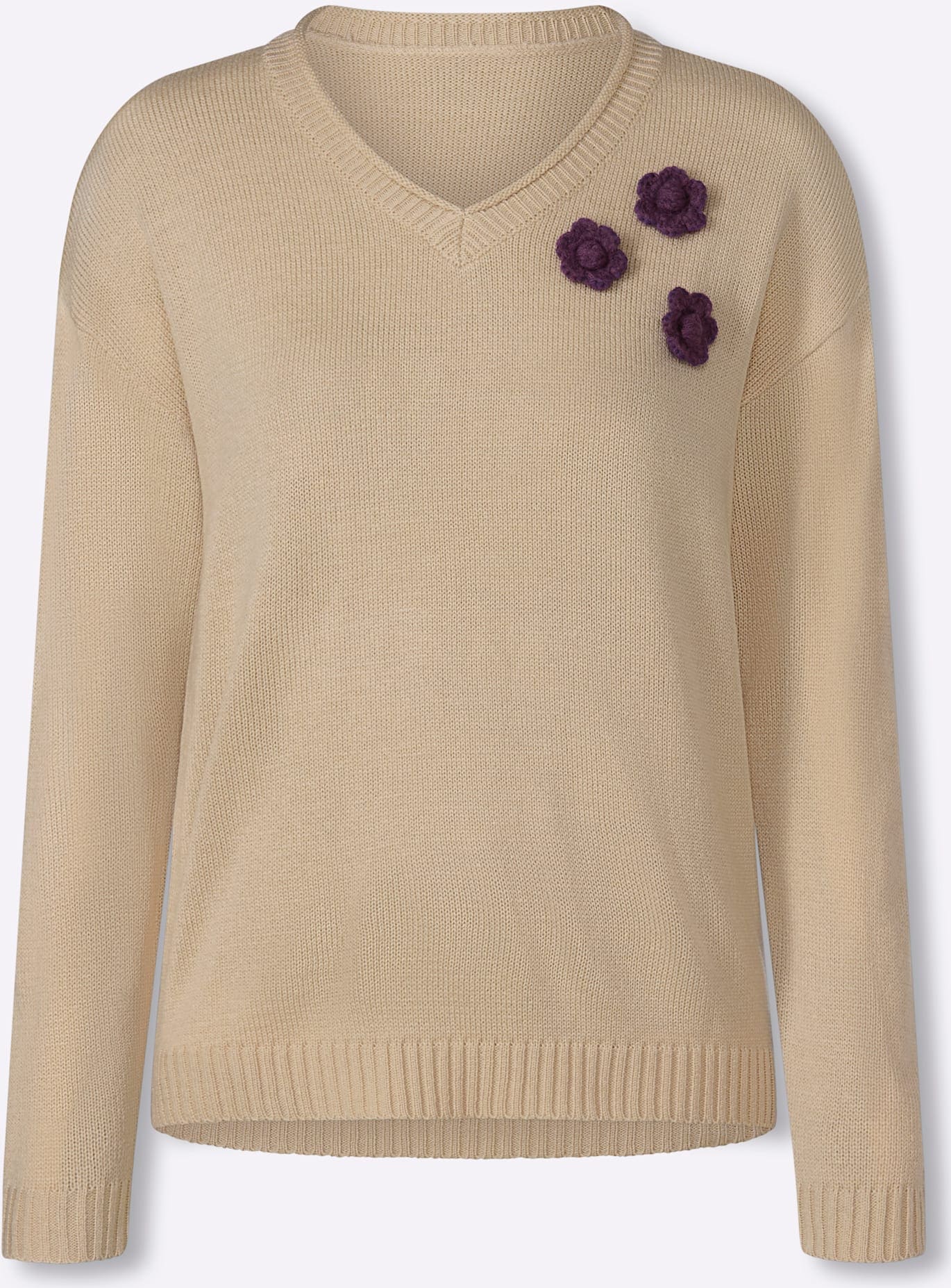 Classic Basics Pull col V »Strickpullover«