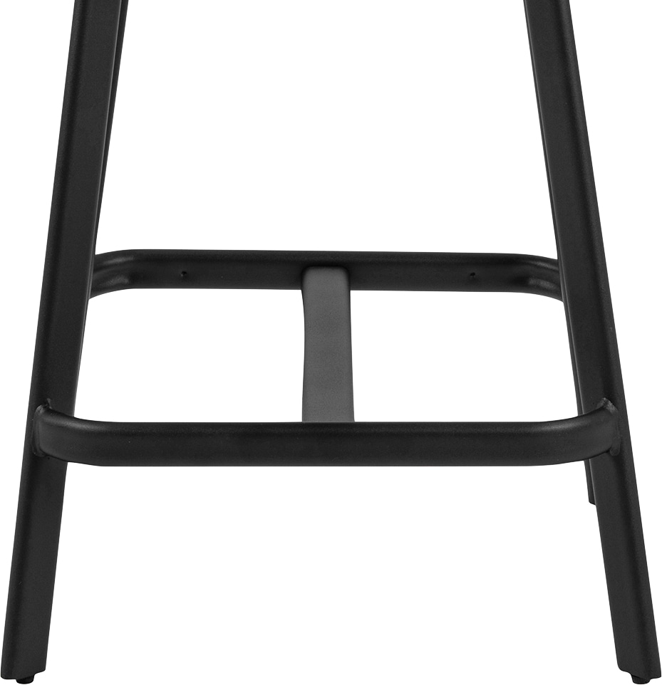ACTONA GROUP Chaise de bistrot »Ohio« (Ensemble) 2 cuissiège avec pieds rectangulaires en acier et repose-pieds, plusieurs variantes