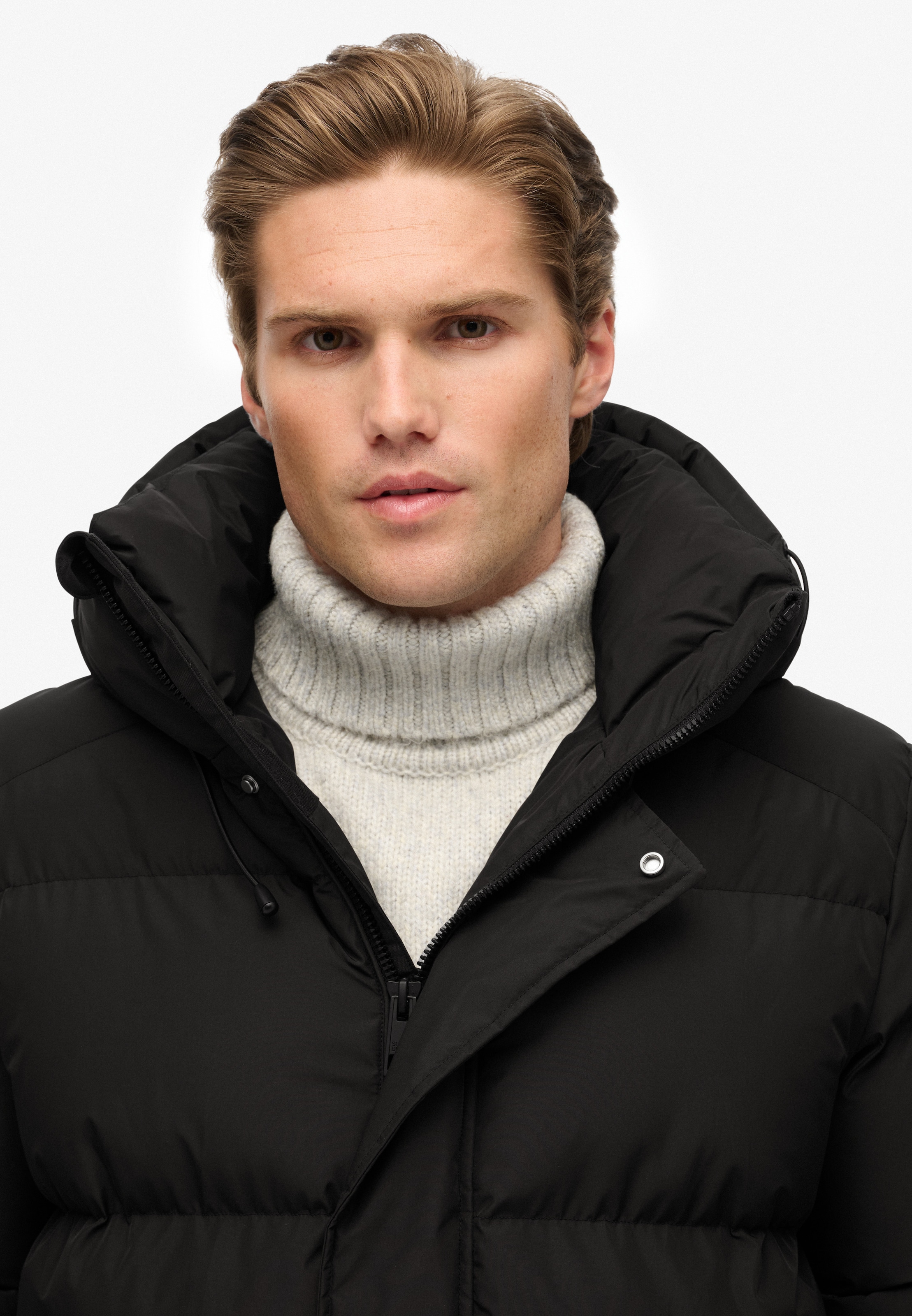 Superdry Veste matelassée »HOODED 5 BAFFLE SPORTS PUFFER« mit Kapuze Kunstfaser, relaxed fit