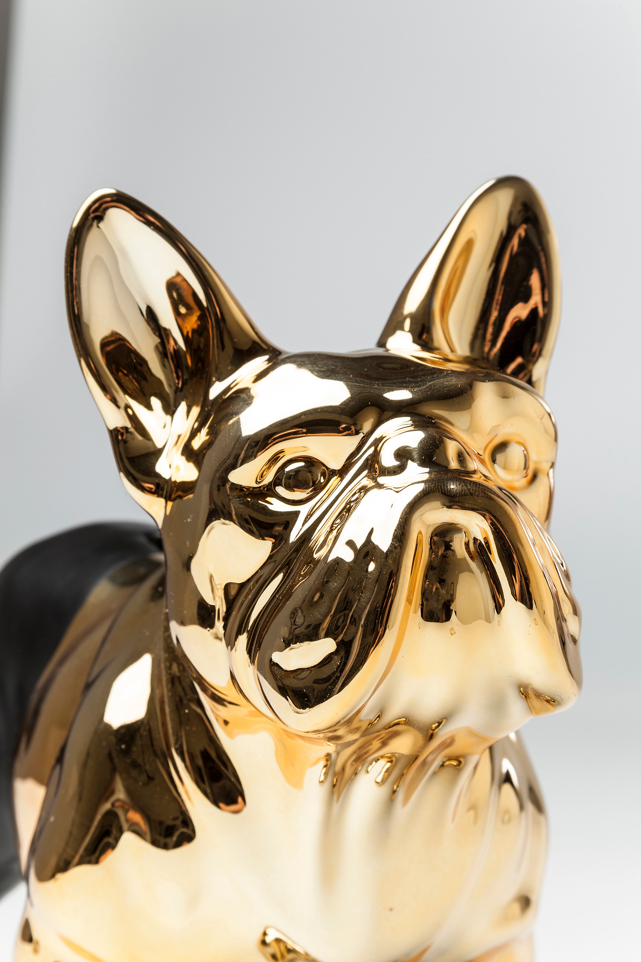 Kare Design Schmuckkasten »Spardose Bulldog Gold-Schwarz«