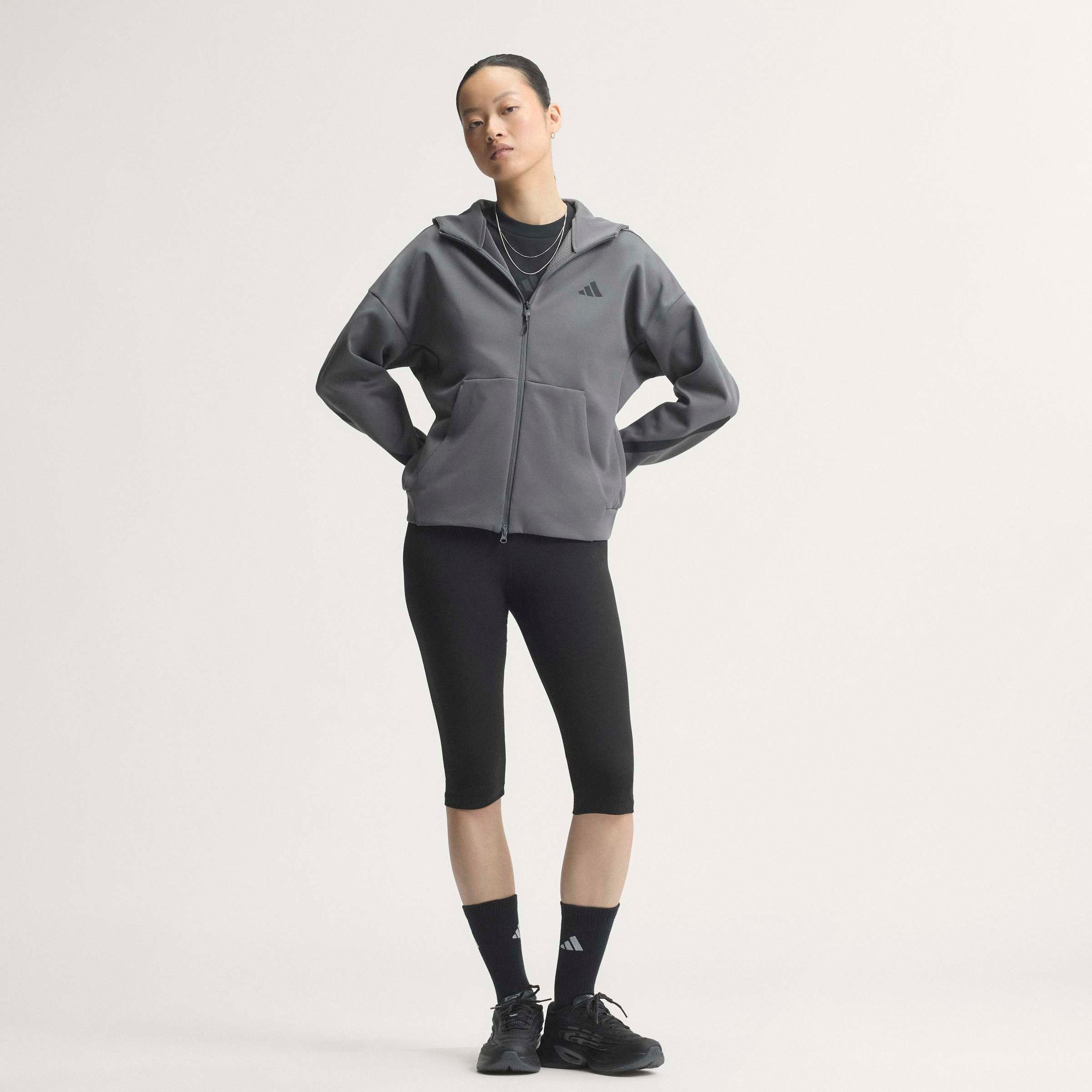 adidas Sportswear Kapuzensweatshirt »W Z.N.E. FZ«
