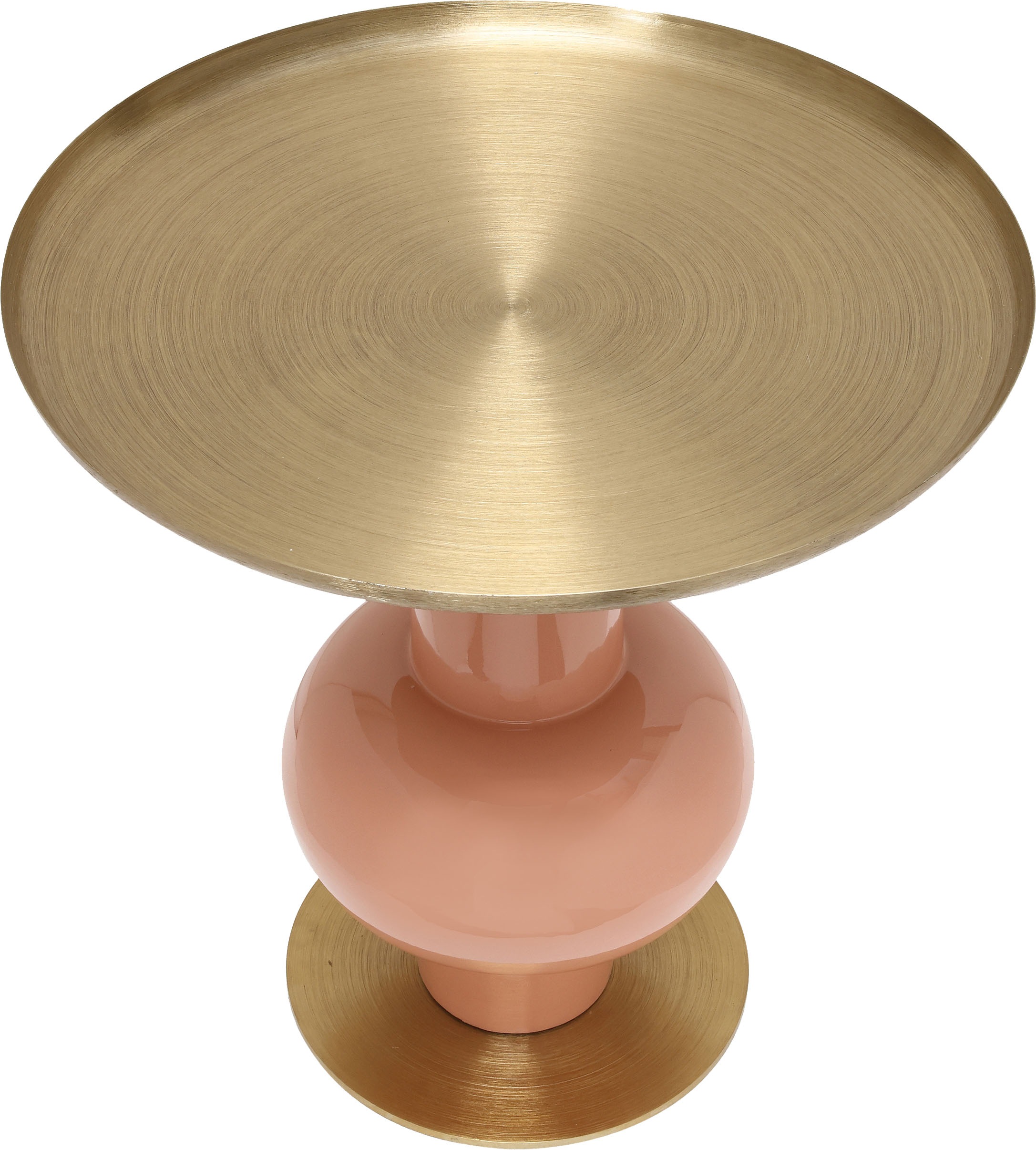 Kayoom Table d'appoint »Art Deco 2225, Beistelltisch aus Eisen, dekoratives Design« 1 cuis tlg. Handarbeit, lackierter Tisch mit Metalleffekten, dekorativ