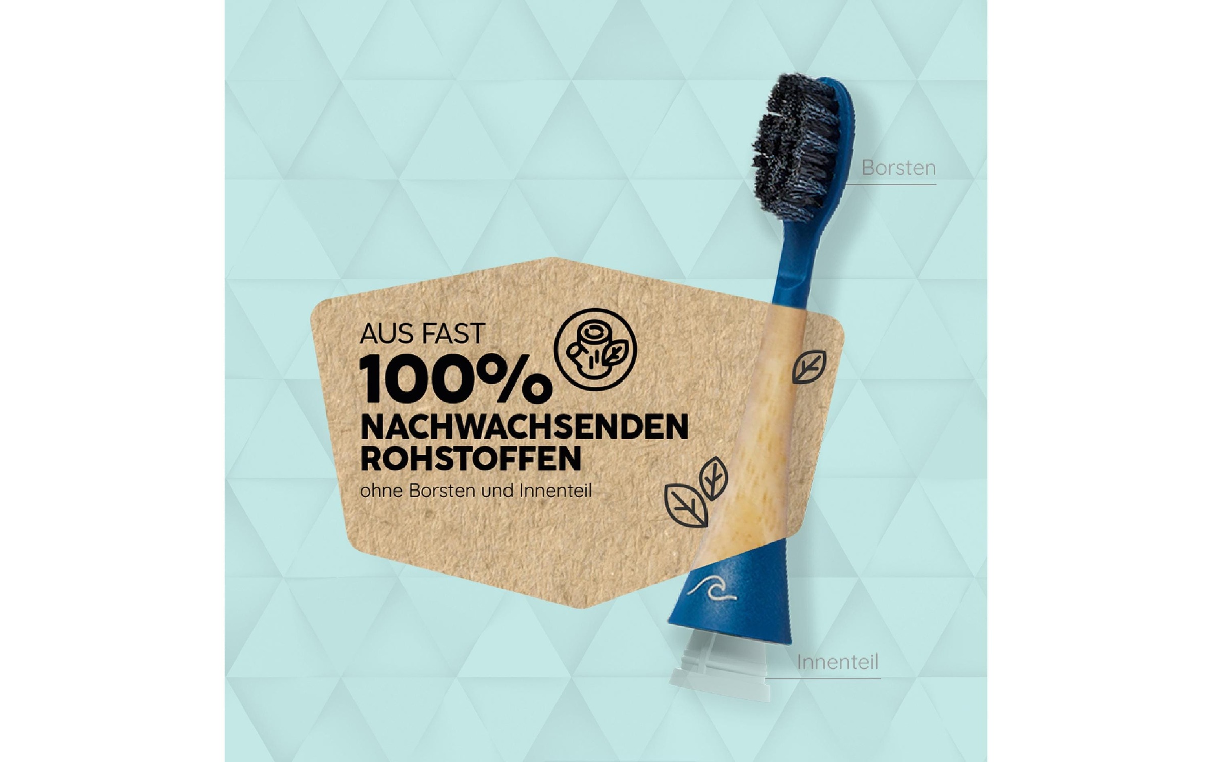 happybrush Brosse emboîtable »ECO VIBE 3 3 Stück«