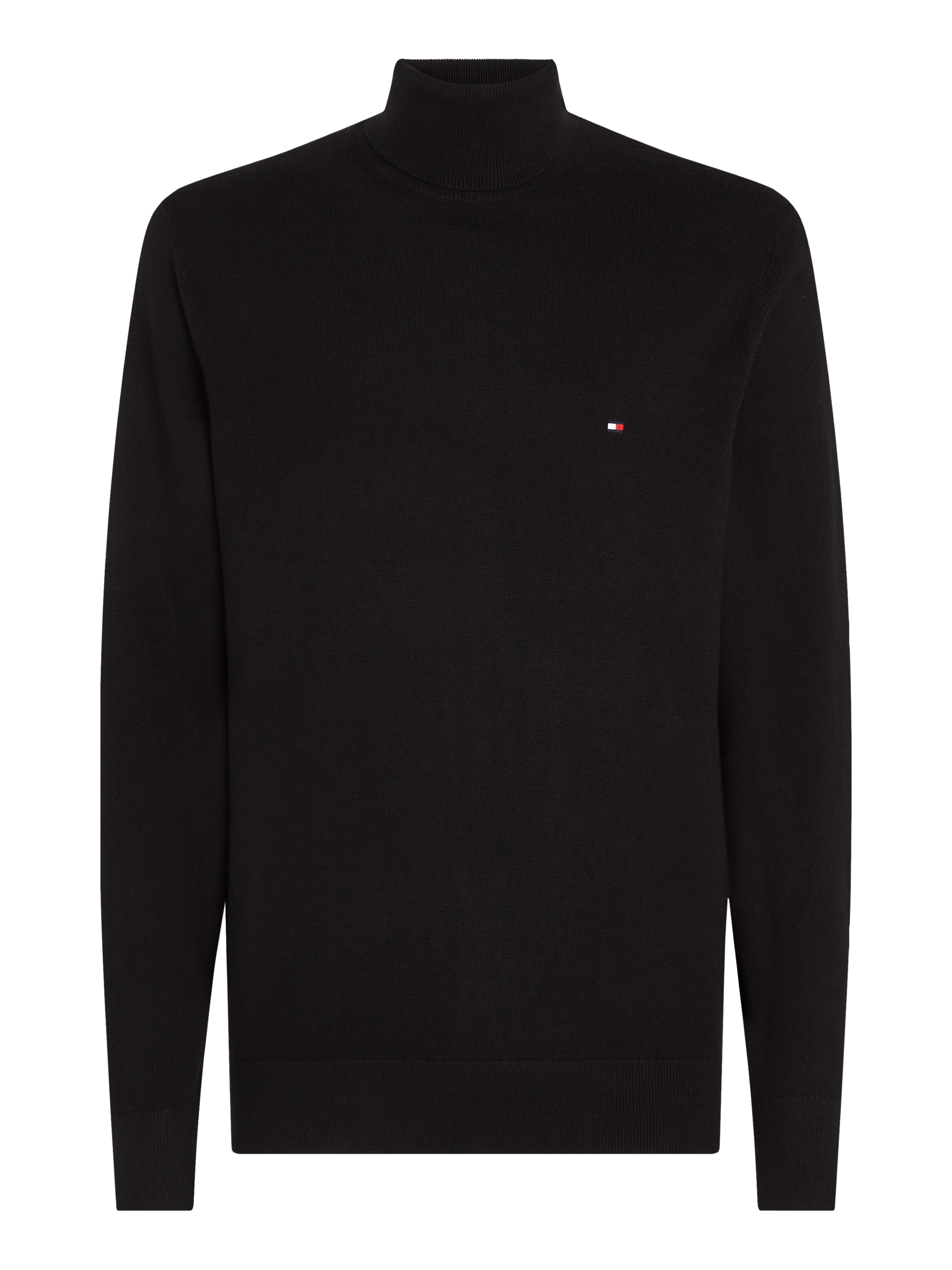 Tommy Hilfiger Rollkragenpullover »PIMA ORG CTN CASHMERE ROLL NECK«