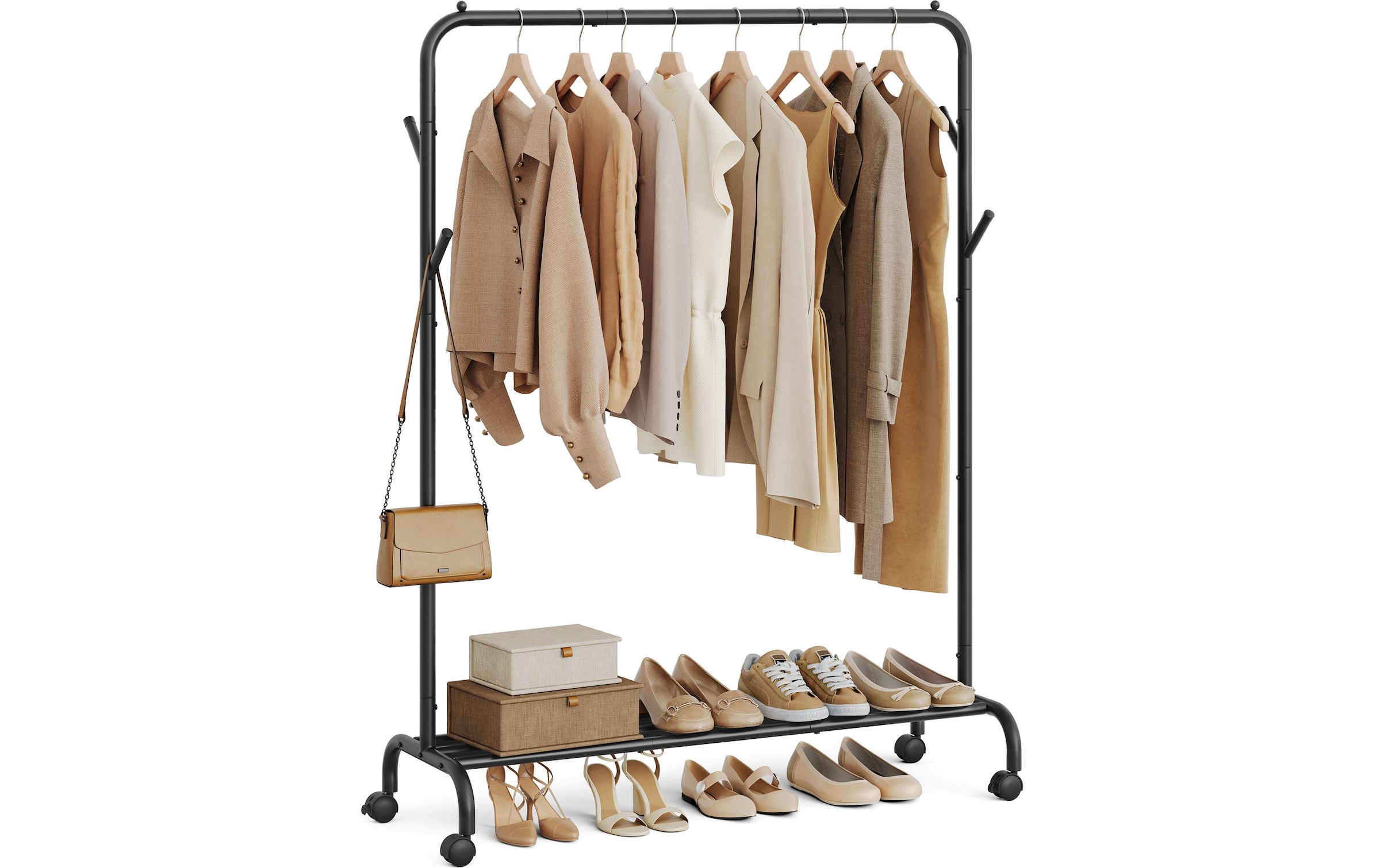 SONGMICS Garderobenständer »Schwarz«