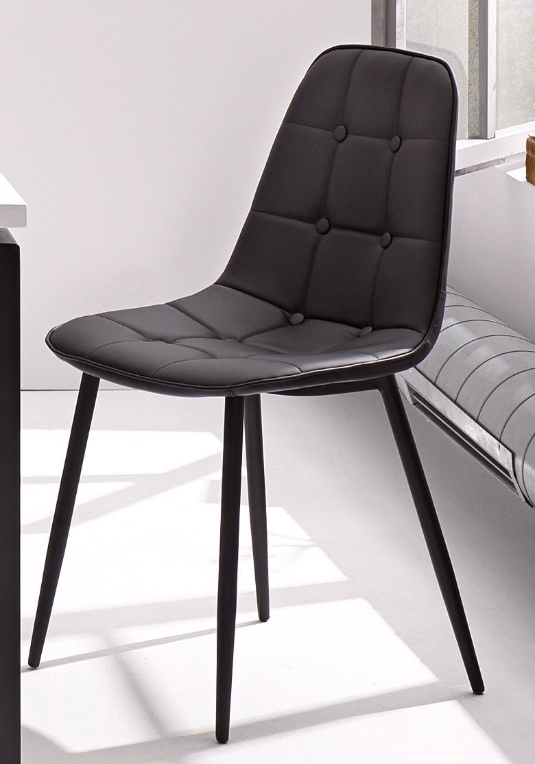 INOSIGN Essgruppe 5 Stk. tlg. Esstisch, Breite 160 cm und 4 Esszimmerstühle, Bezug in Kunstleder