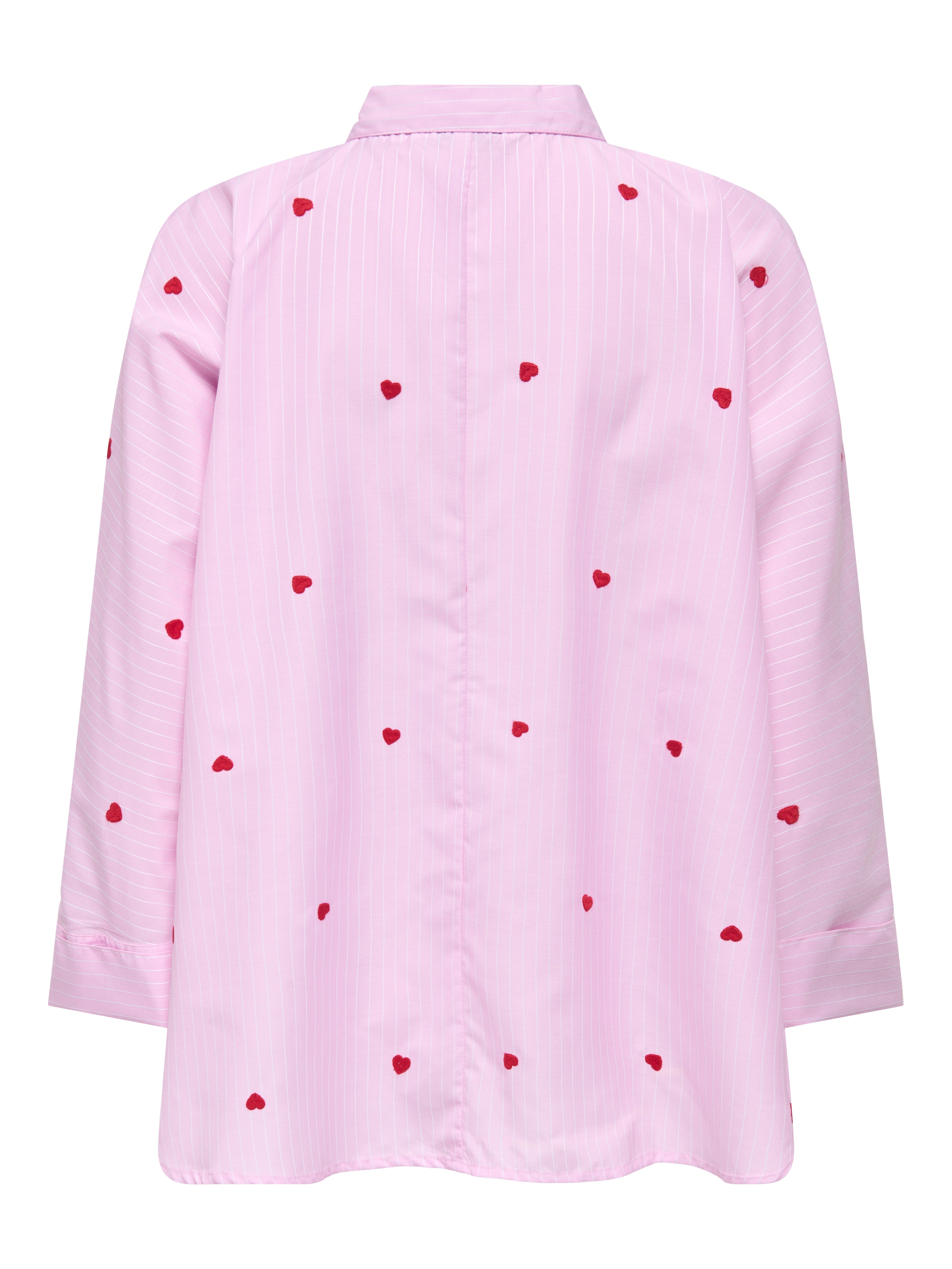 ONLY Hemdbluse »ONLNEW LINA GRACE LS STRIPE EMB SHIRT«