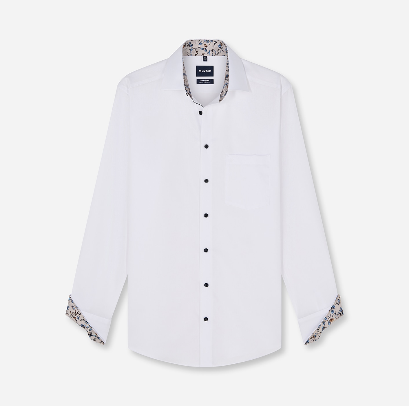 OLYMP Chemise à manches longues »Luxor« chemise business, col New Kent, coupe confort
