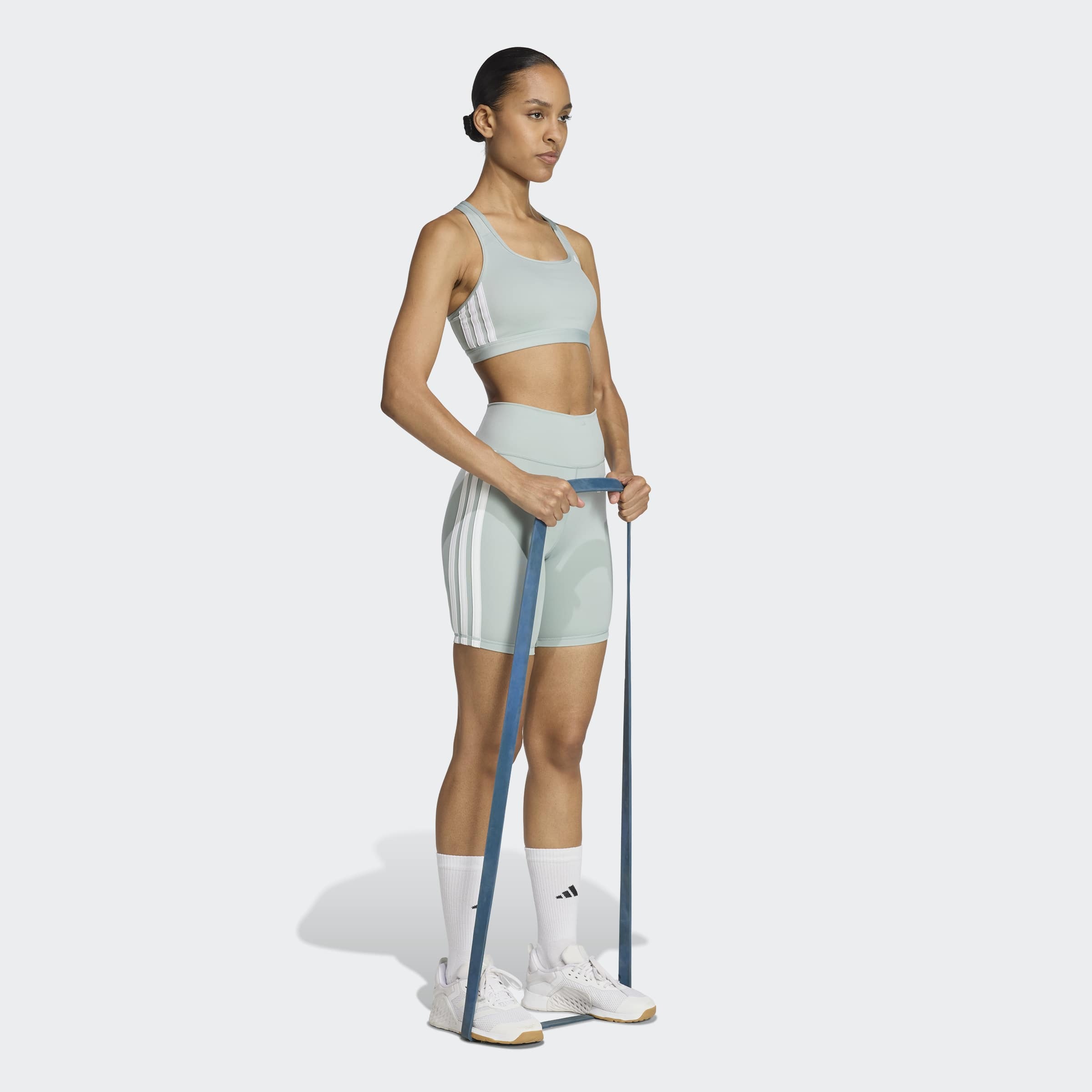 adidas Performance Shorts »OPTIME ESSENTIALS 3-STREIFEN KURZE LEGGINGS«